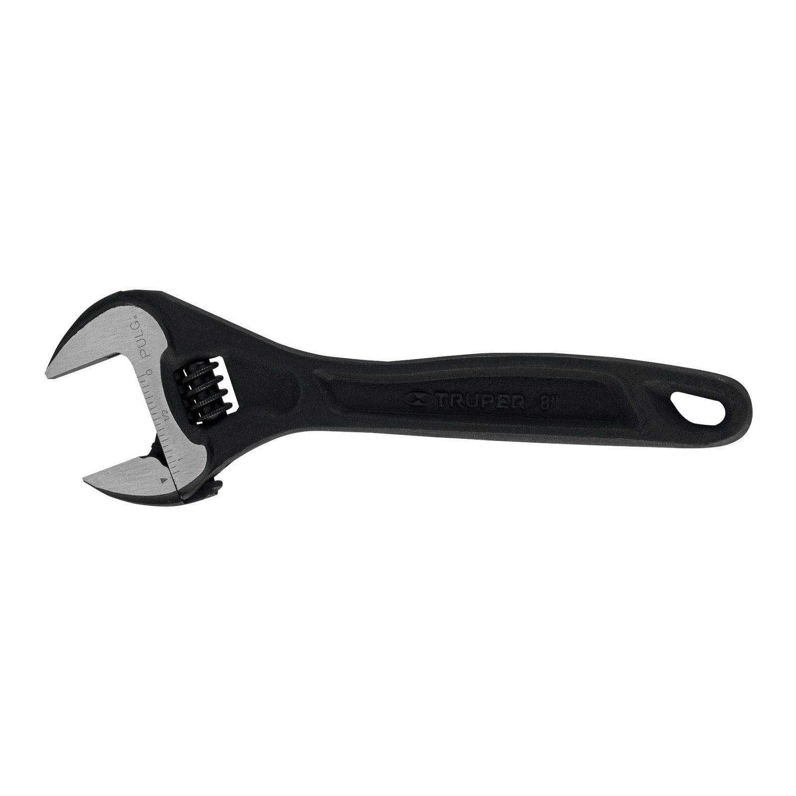 LLAVE FRANCESA 8" NEGRA TRUPER PET-8