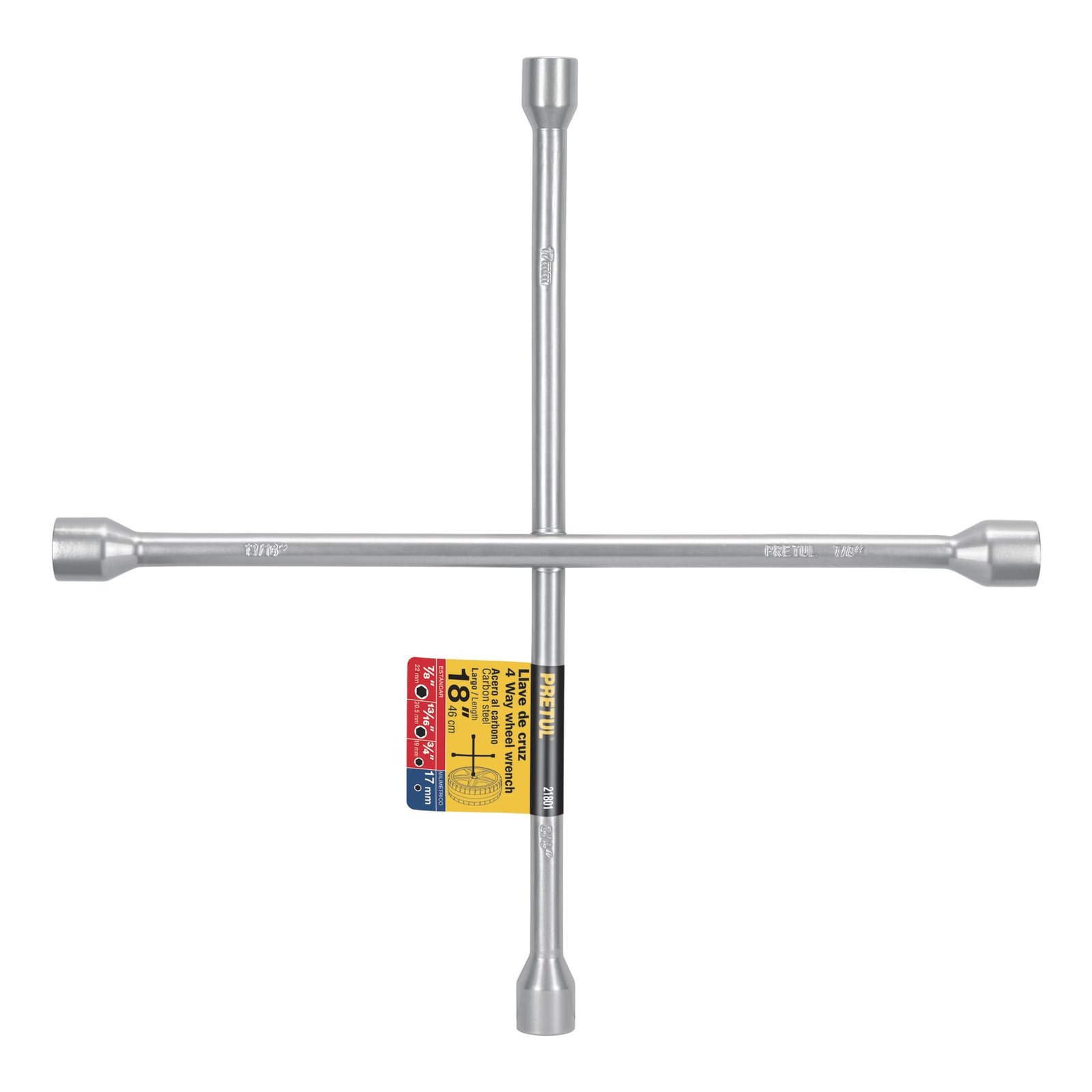 LLAVE RANA CRUZ 17mm3/413/167/8 LLCR-18P PRETUL