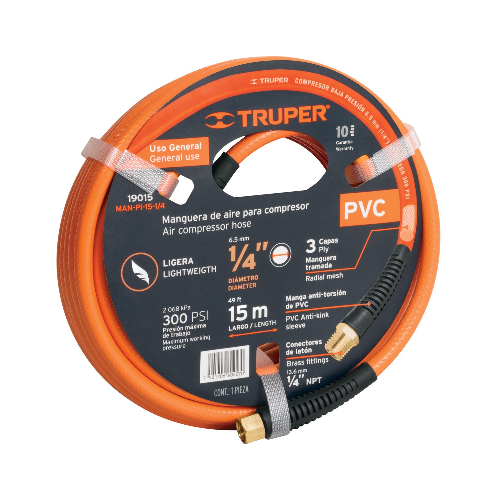 MANG. P/COMP 1/4X15MTS MAN-PI-15-1/4 TRUPER