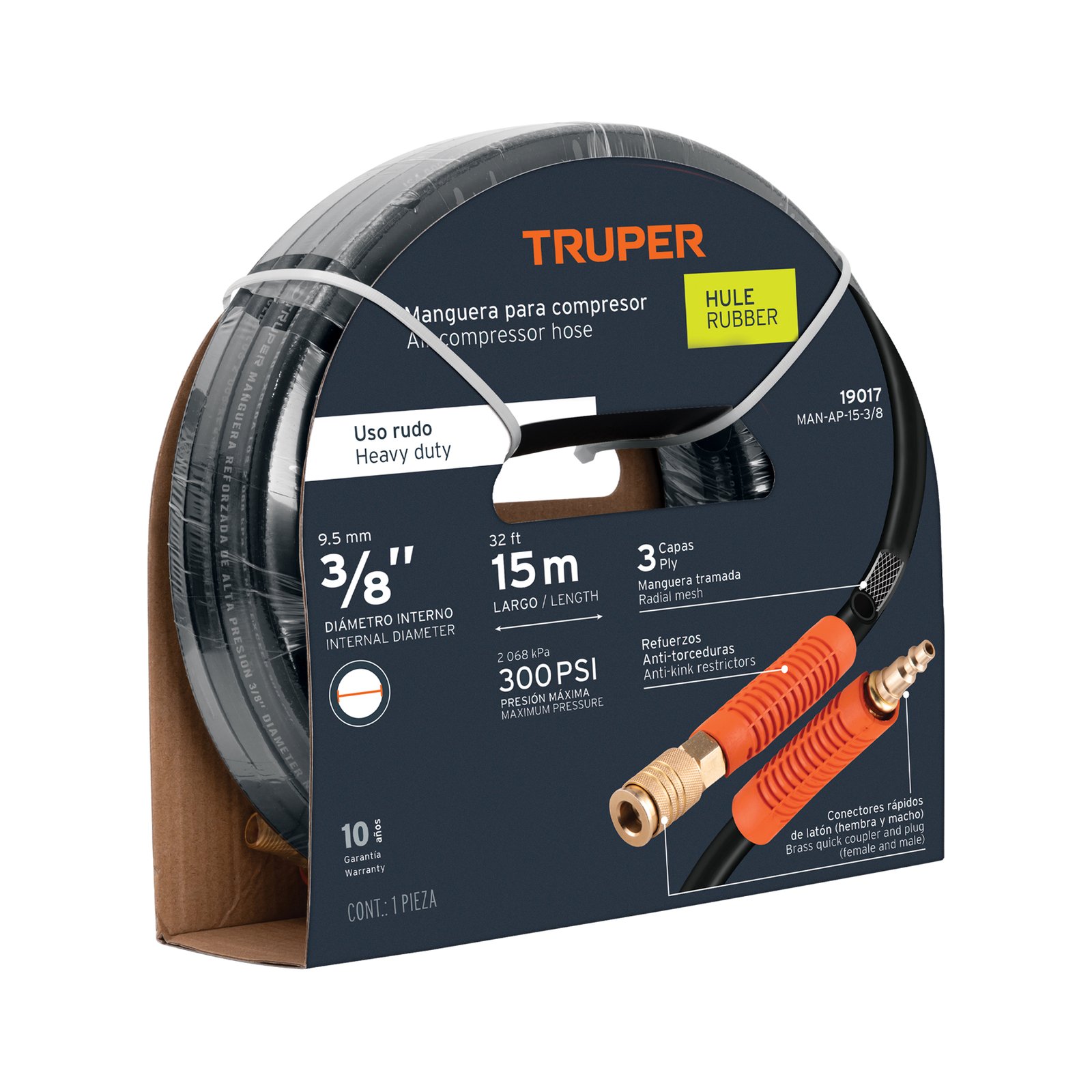 MANG. P/COMP 3/8X15MTS MAN-AP-15-3/8 TRUPER