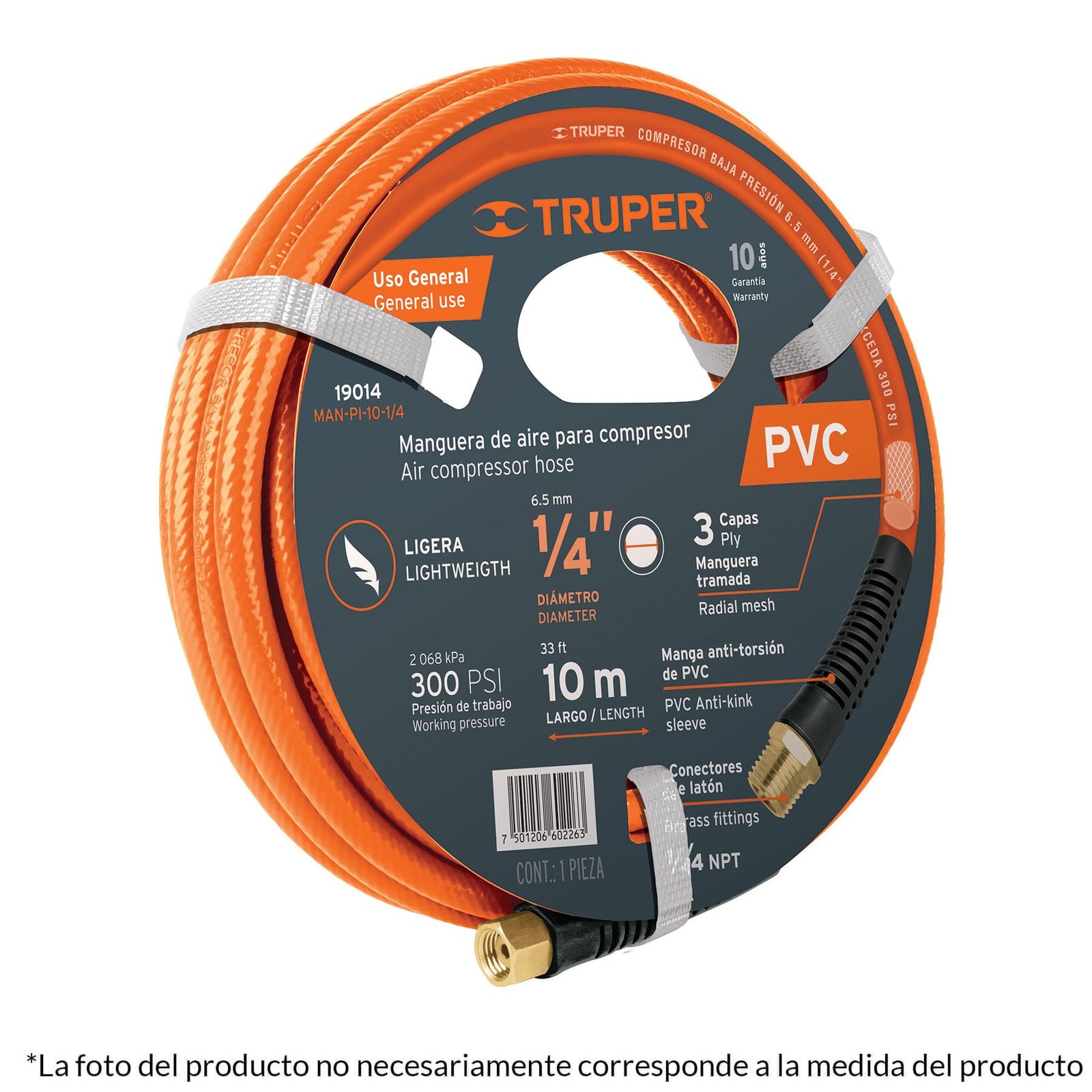 MANG. P/COMP 3/8"X5M BAJA MAN-PI-5-3/8 TRUPER