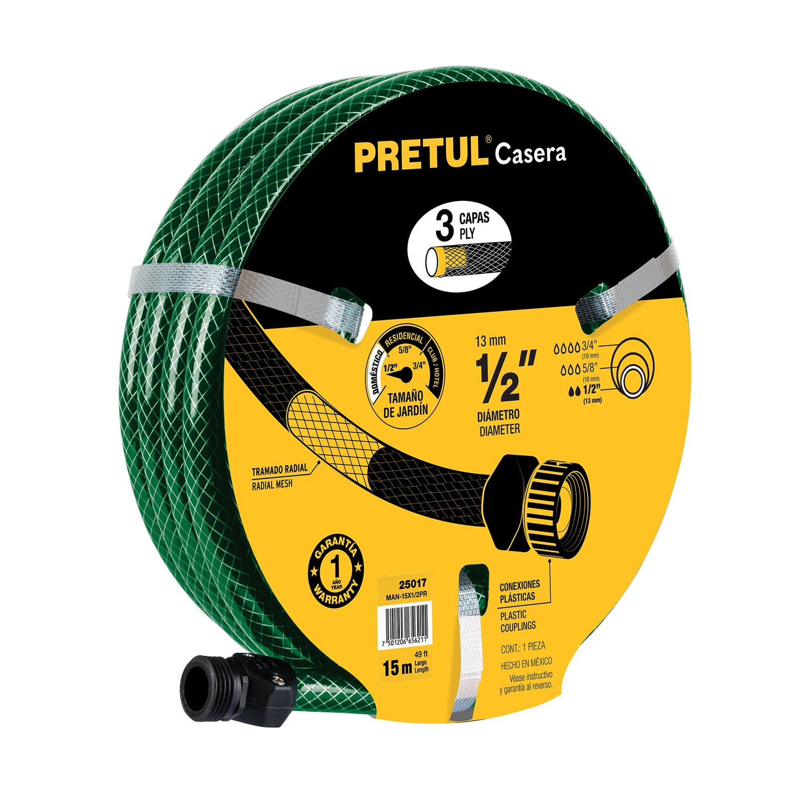 MANG. REFOR 3CAPAS 1/2X15M MAN-15X1/2PR PRETUL