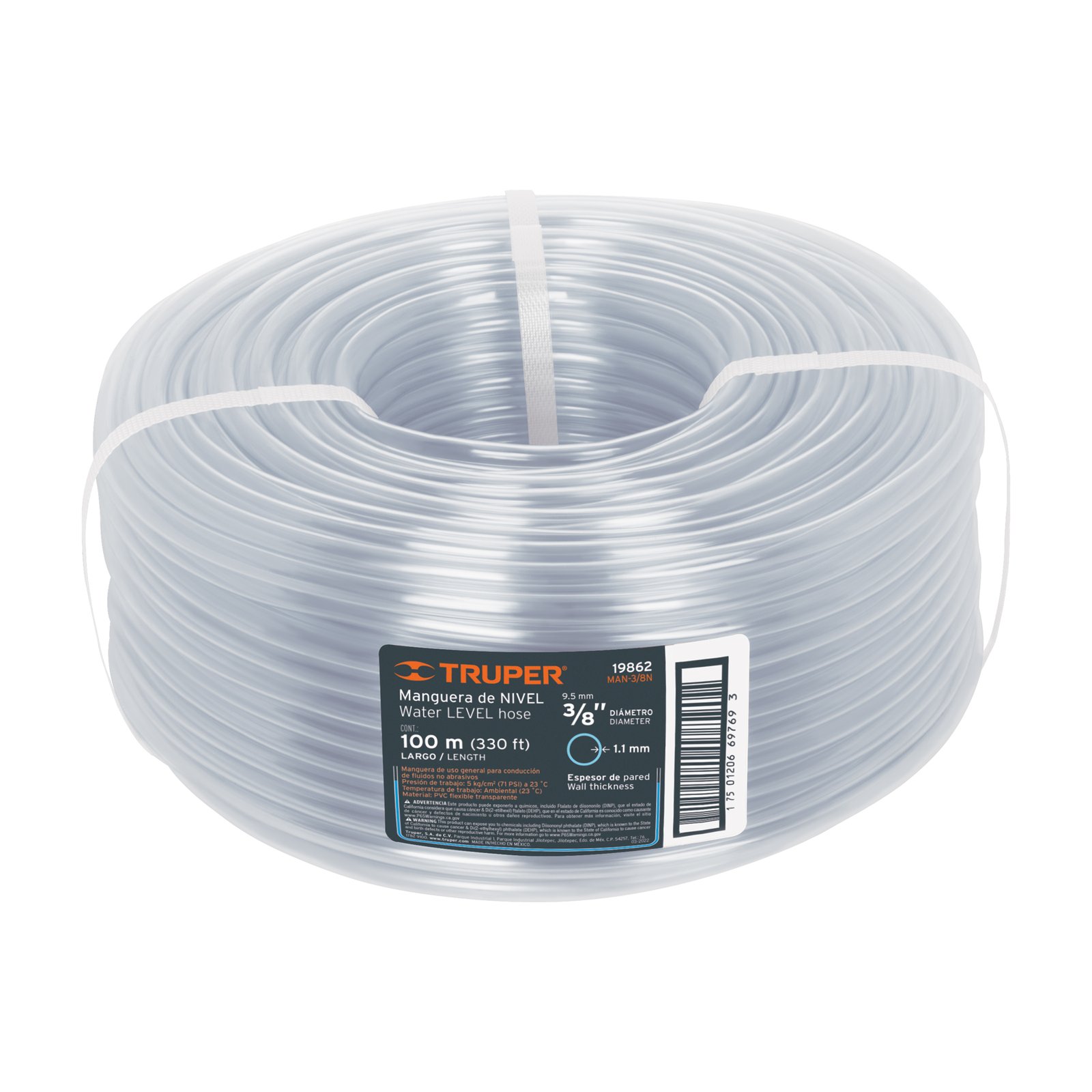 MANG. TRANSP P/NIVEL 3/8X100mts MAN-3/8N TRUPER