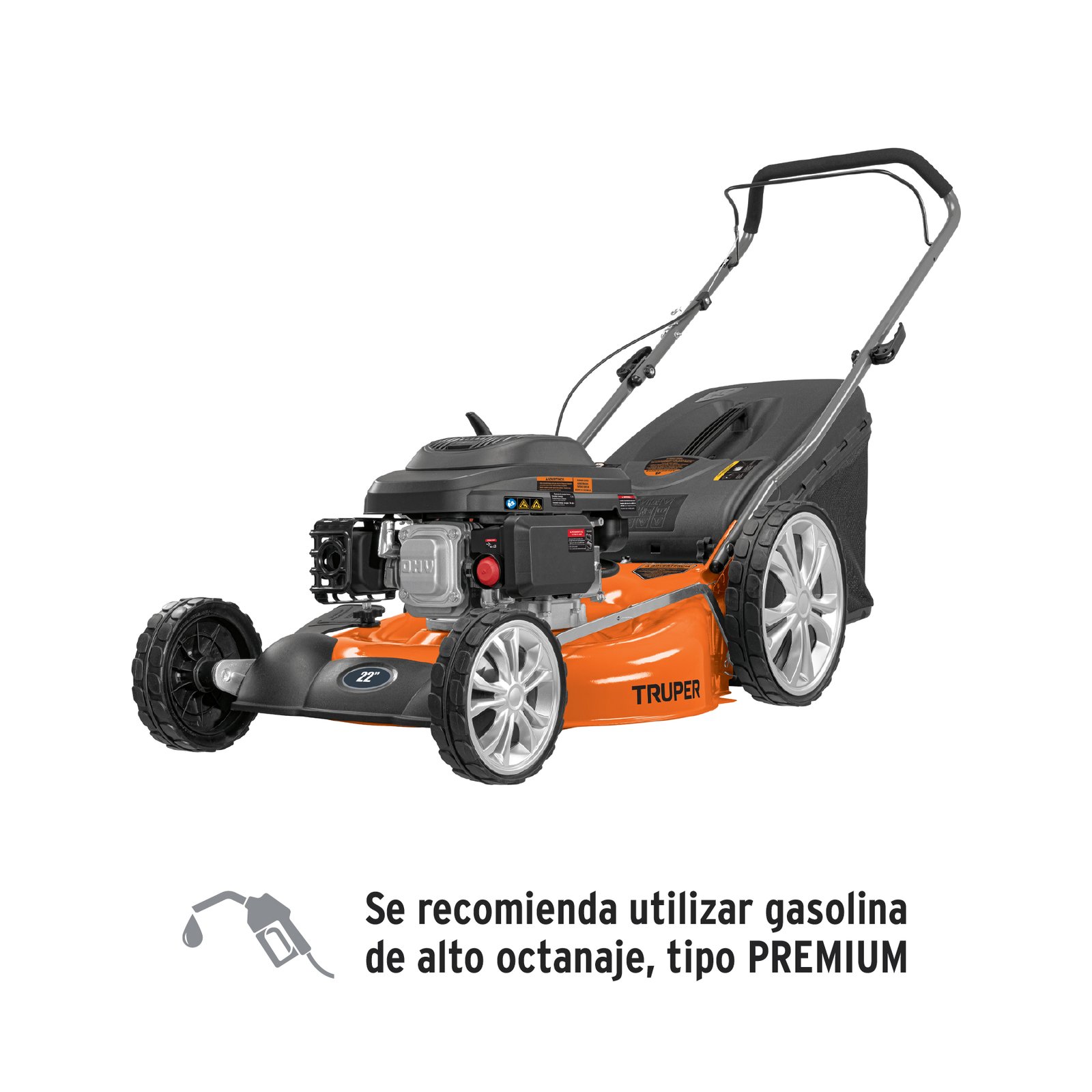 MAQ. CHAPEADORA 4RUEDAS 6HP 22" P-622 TRUPER
