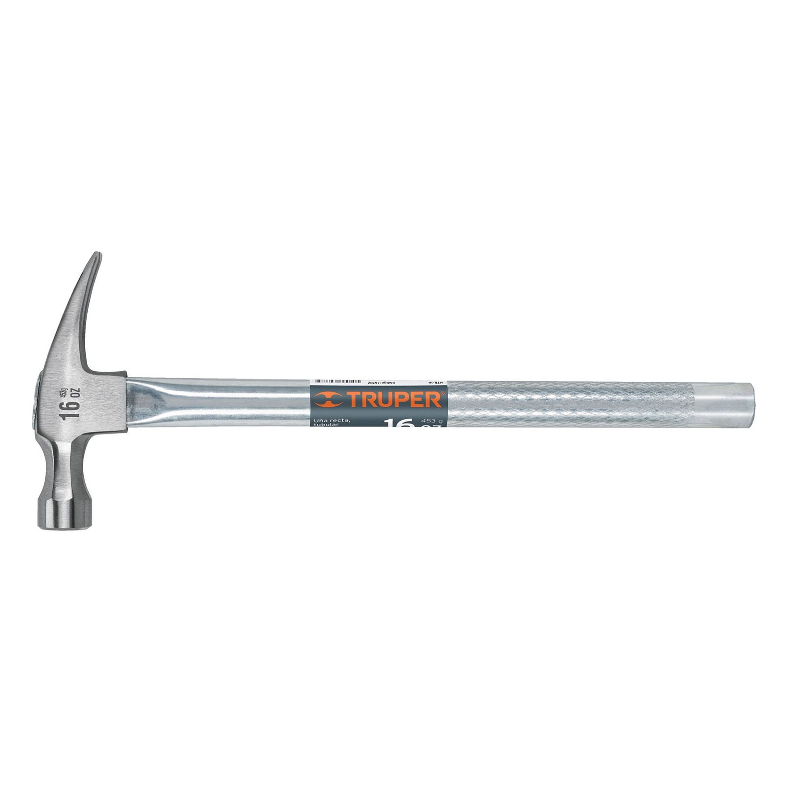 MARTILLO T/METAL 16oz UÑA RECTA MTR-16 TRUPER