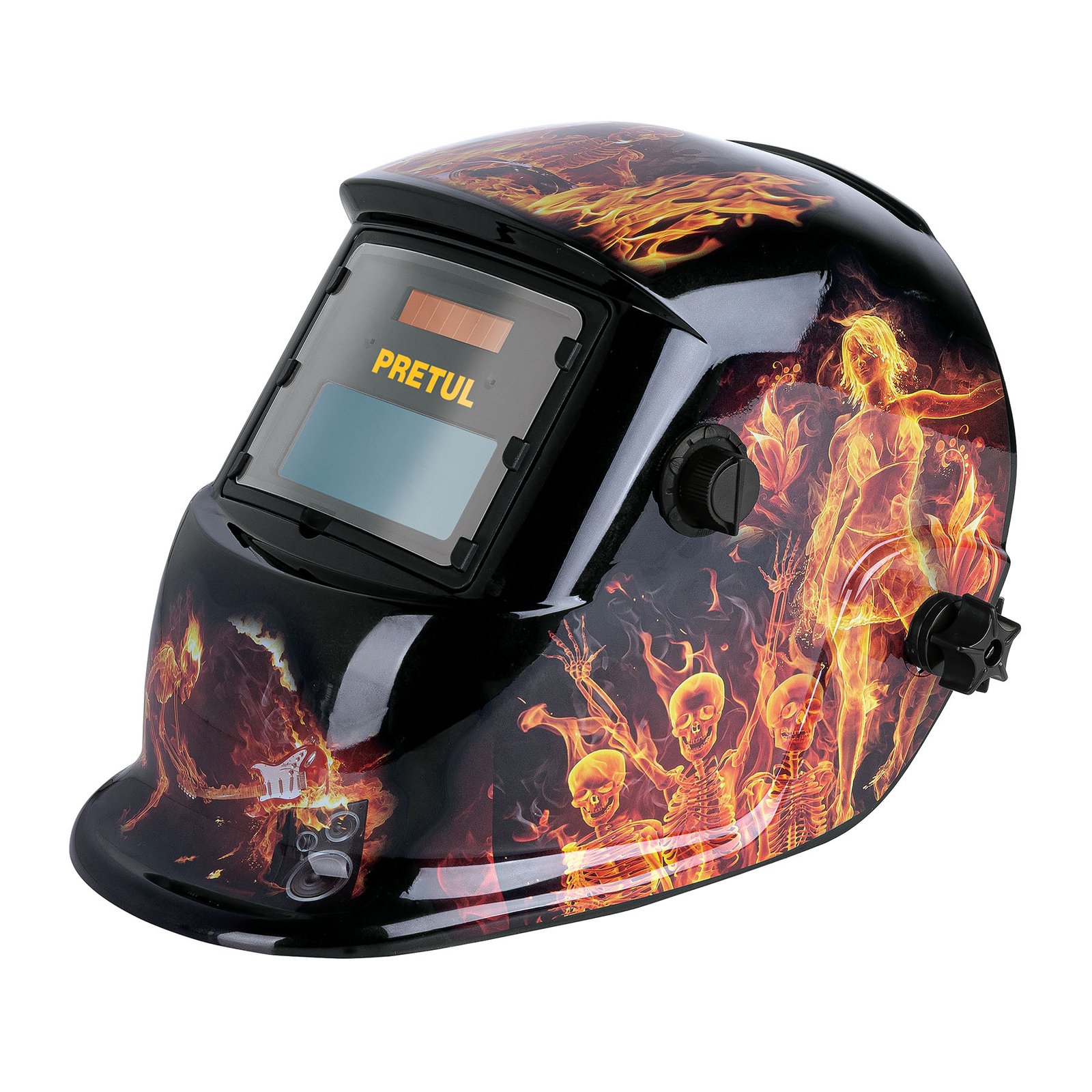 MASCARA P/SOLDAR ELEC FUEGO CAREL-11FP PRETUL