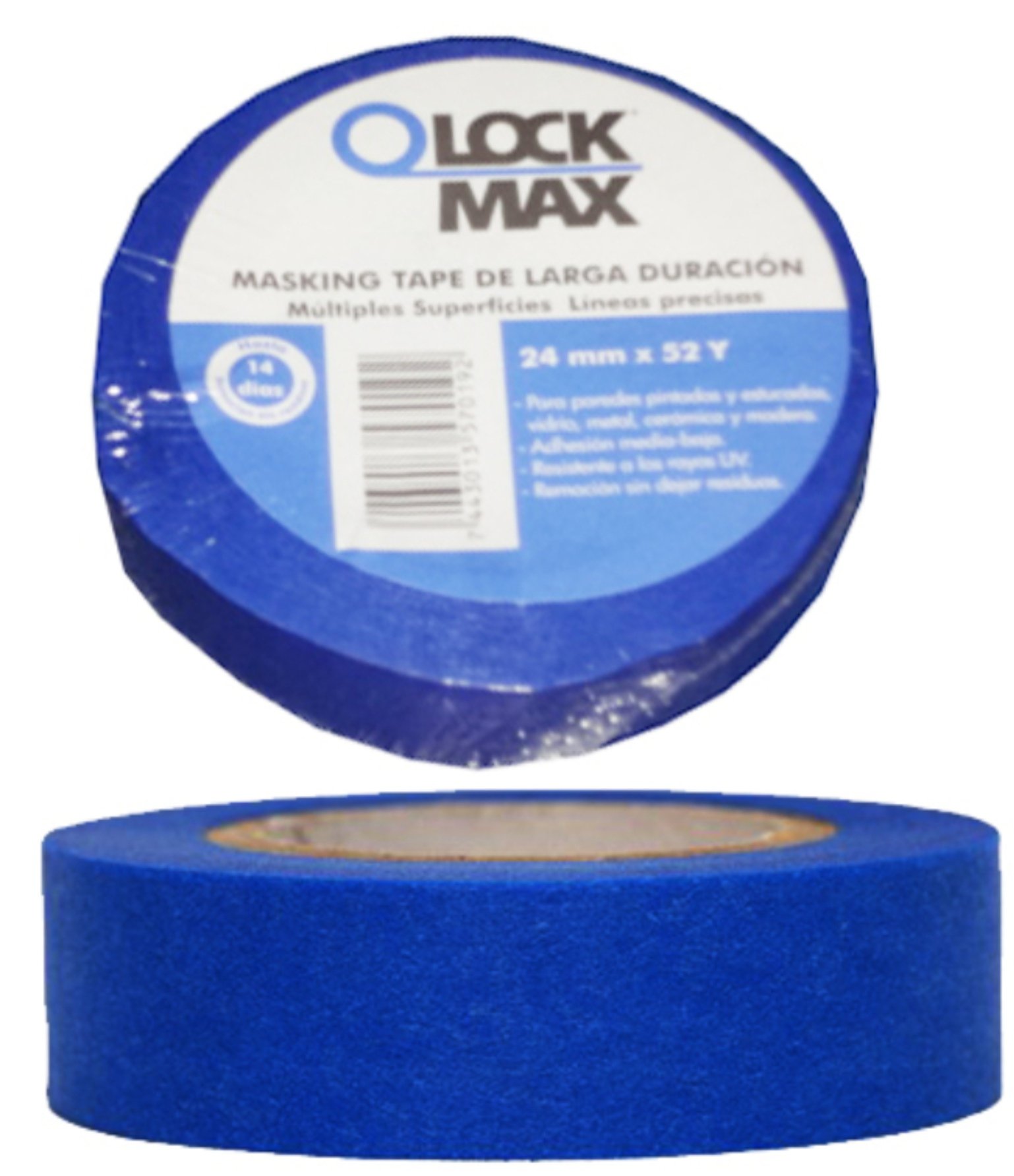 MASKING TAPE AZUL OLOCK MAX 1"X475 MTS CAJ=36UDS