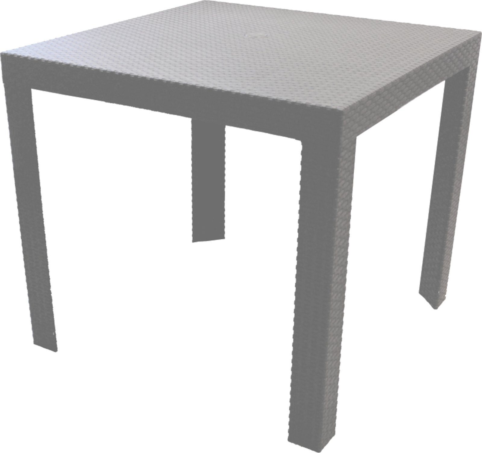 MESA CUADRADA CORAL RATTAN AVELLANA #803 COLPLAST