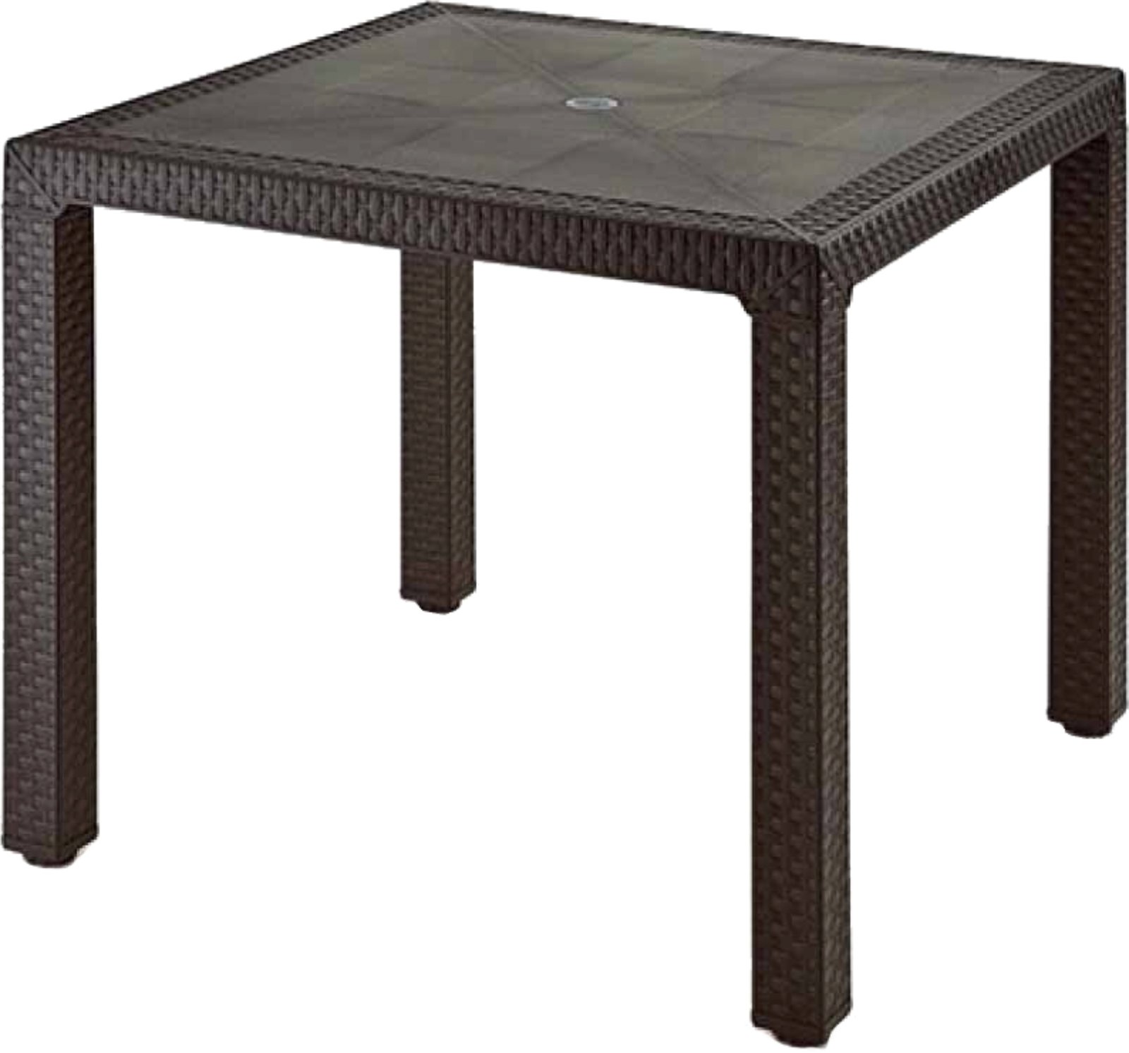 MESA CUADRADA ETERNA RATTAN WENGUE #7804 RIMAX