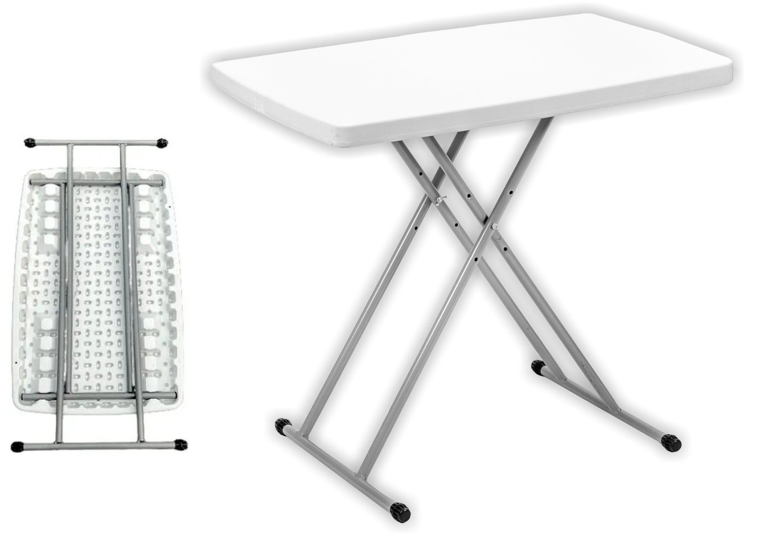 MESA PLEGABLE BLANCA HDPE 75 X 50 UMSA