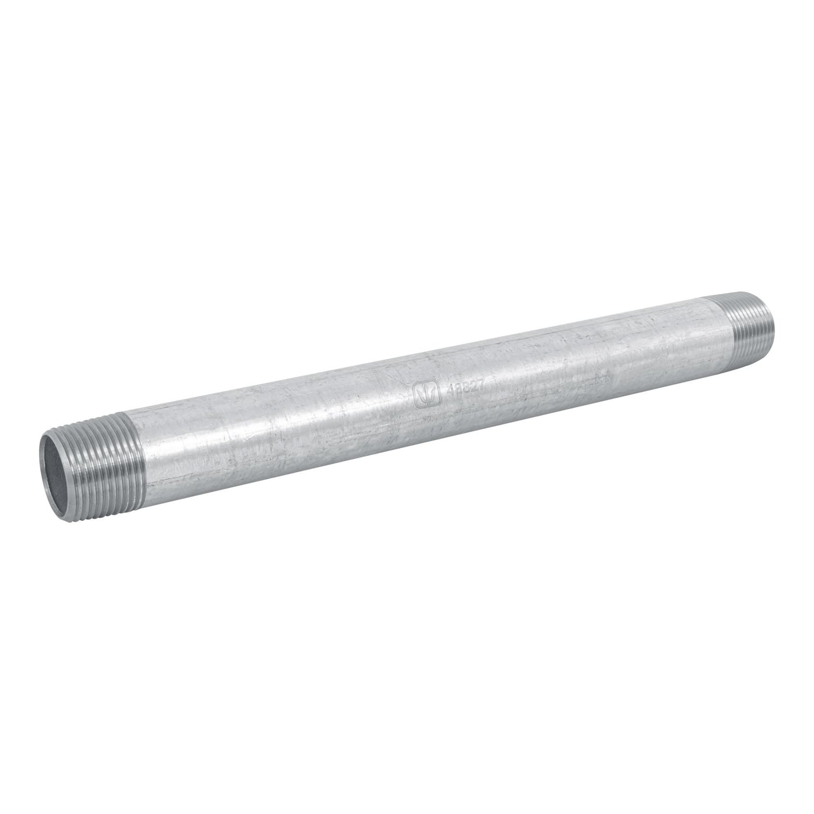 NIPLE DE ACERO GALV BOL 4Und 1x12 CG-428X12 FOSET