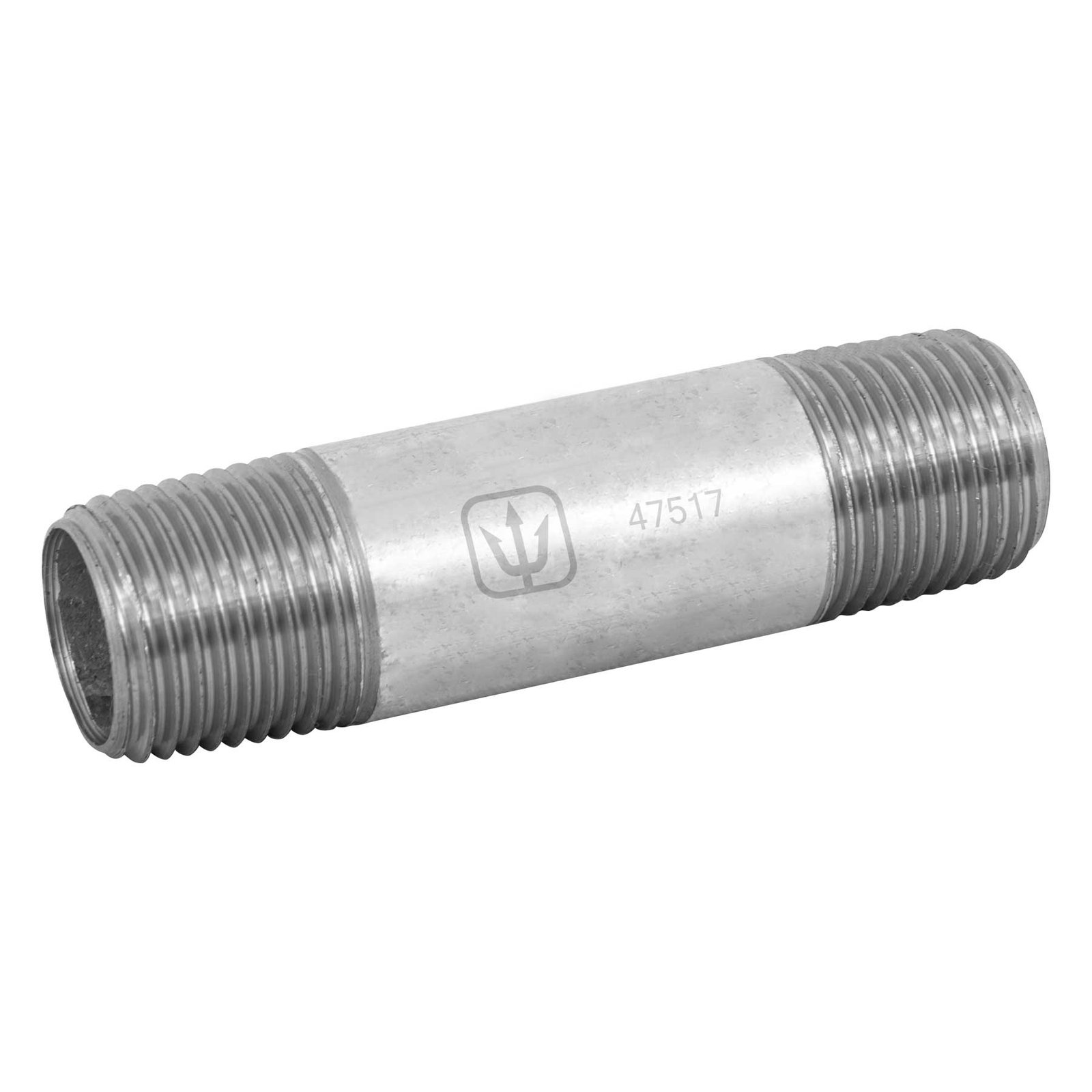 NIPLE GALVANIZADO 1/2" X 3" BOL 10UND CG-402 FOSET