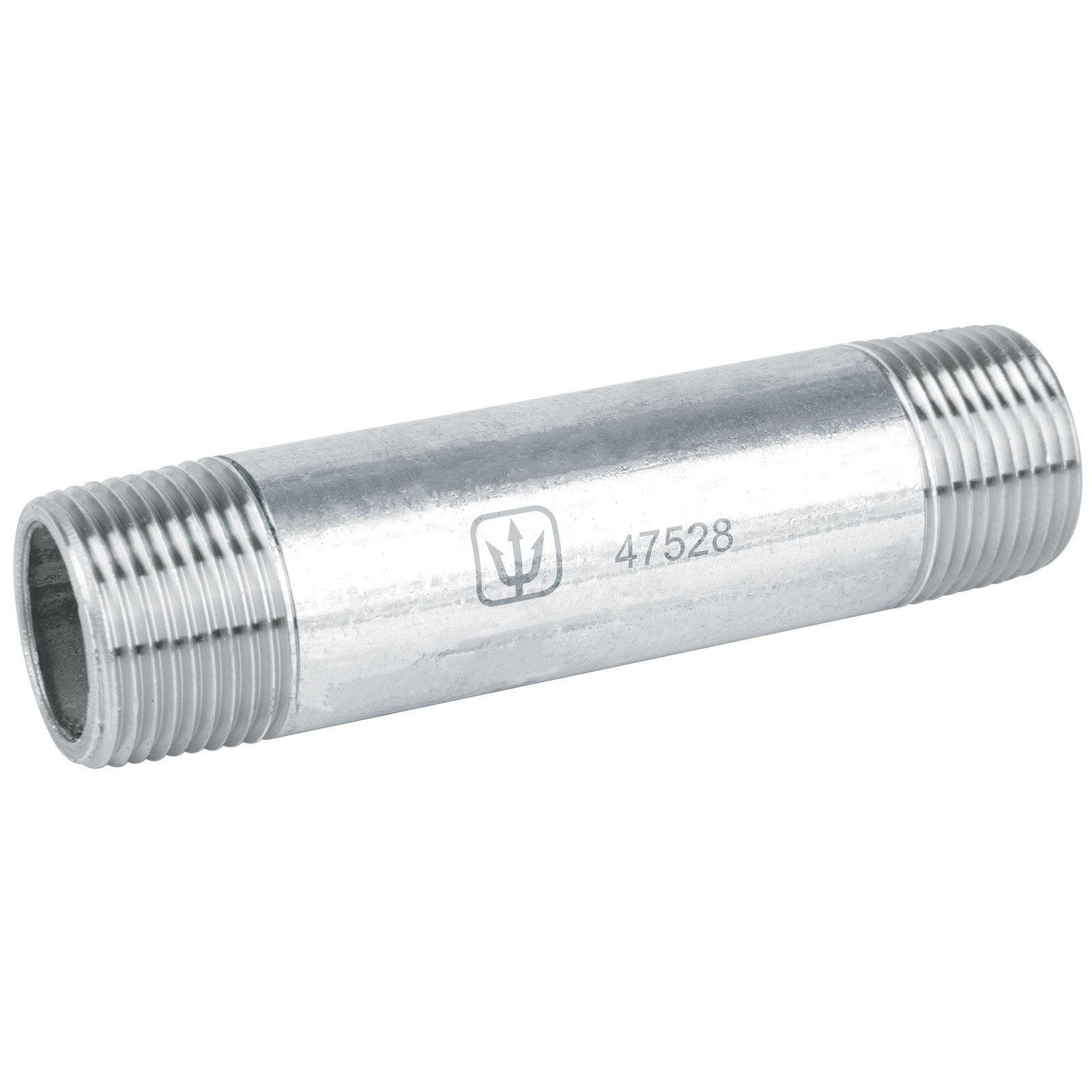 NIPLE GALVANIZAD 3/4" X 4" BOL 10 UND CG-413 FOSET