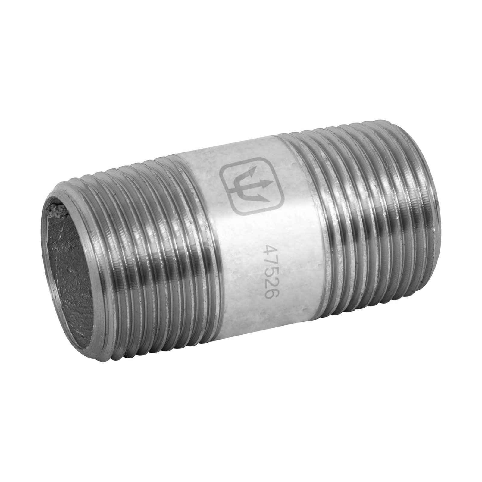 NIPLE GALVANIZA 3/4" X 2" BOL 10 UNID CG-411 FOSET