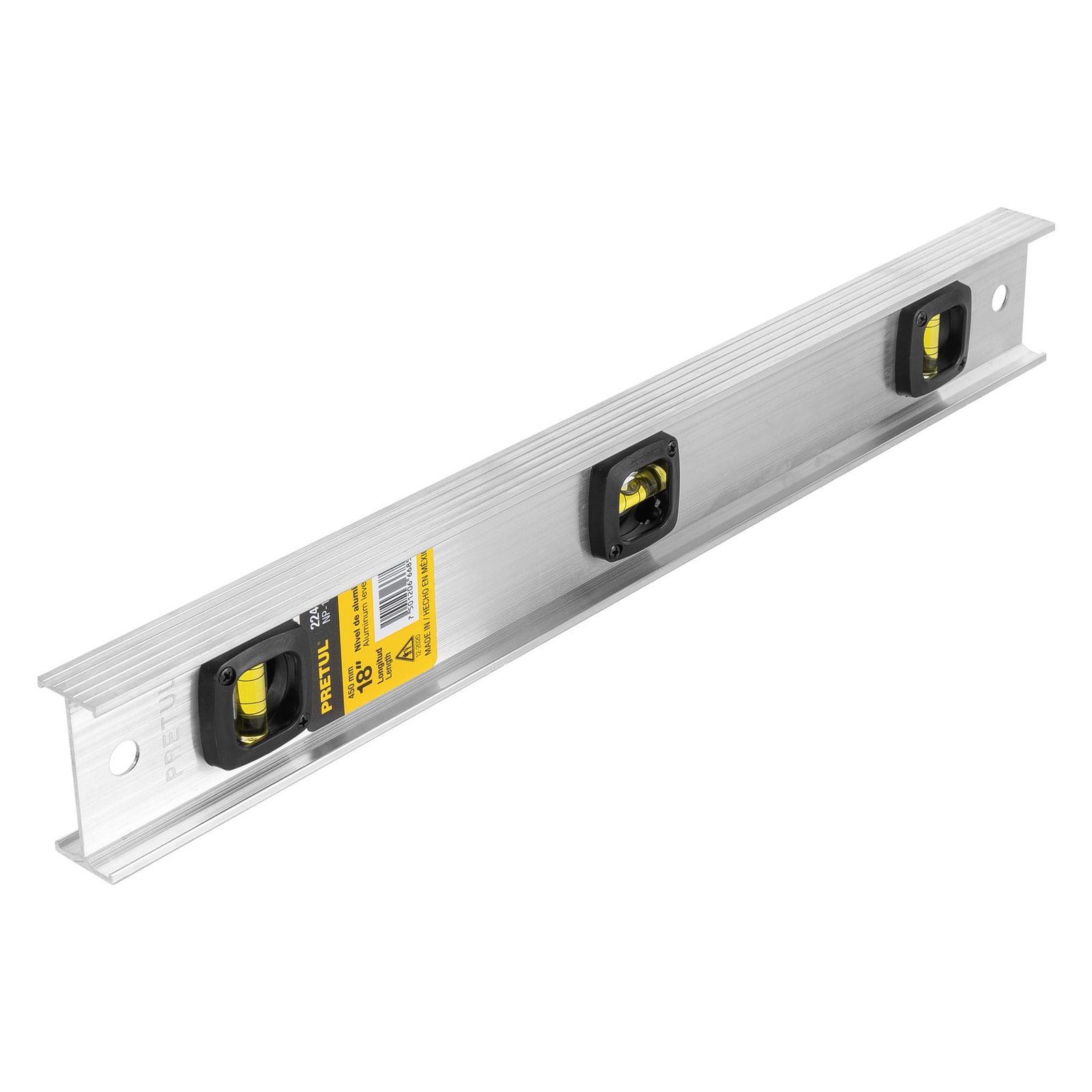 NIVEL ALUMINIO NP-18P PRETUL
