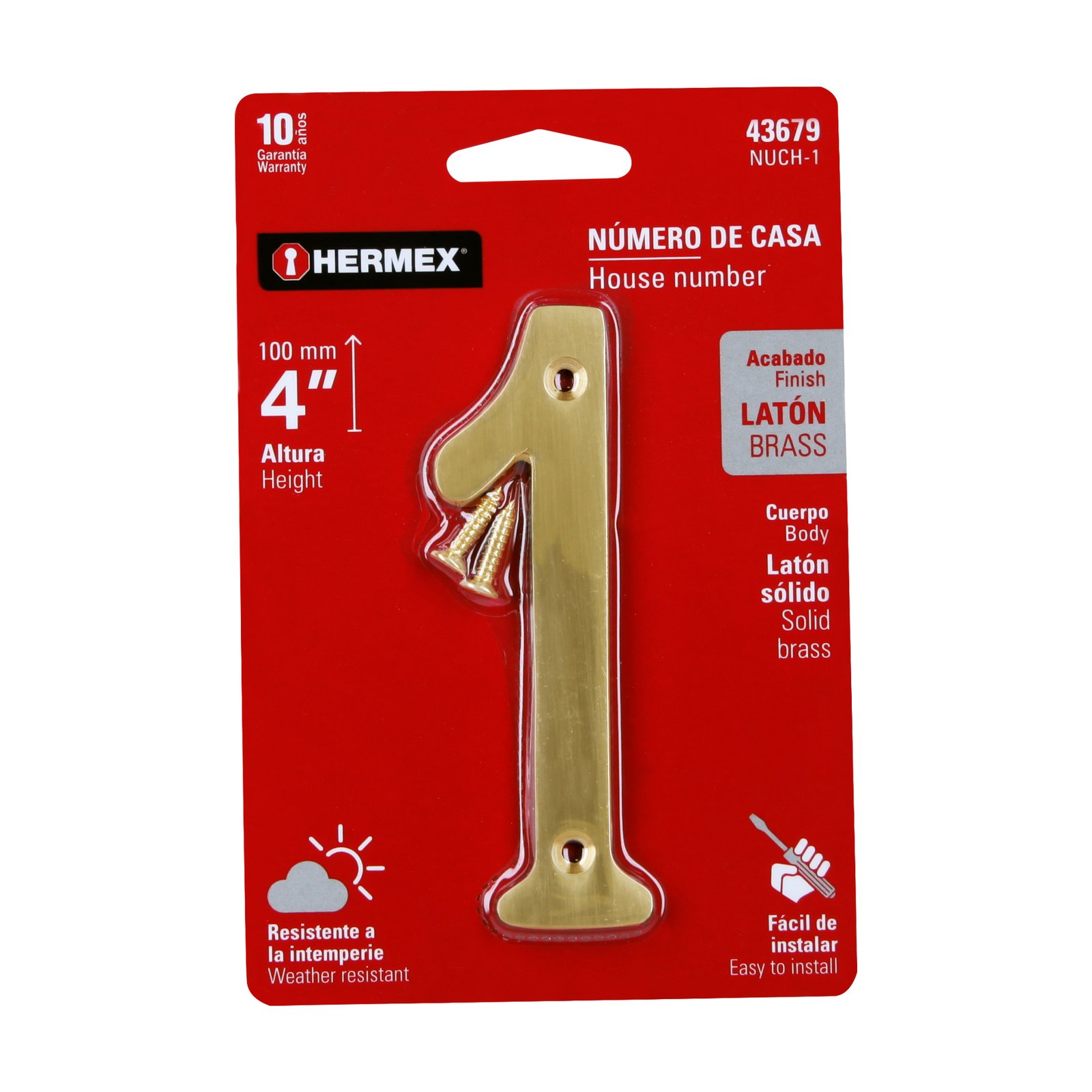NUMERO 1 LATONADO 4" NUCH-1 HERMEX-TRUPER