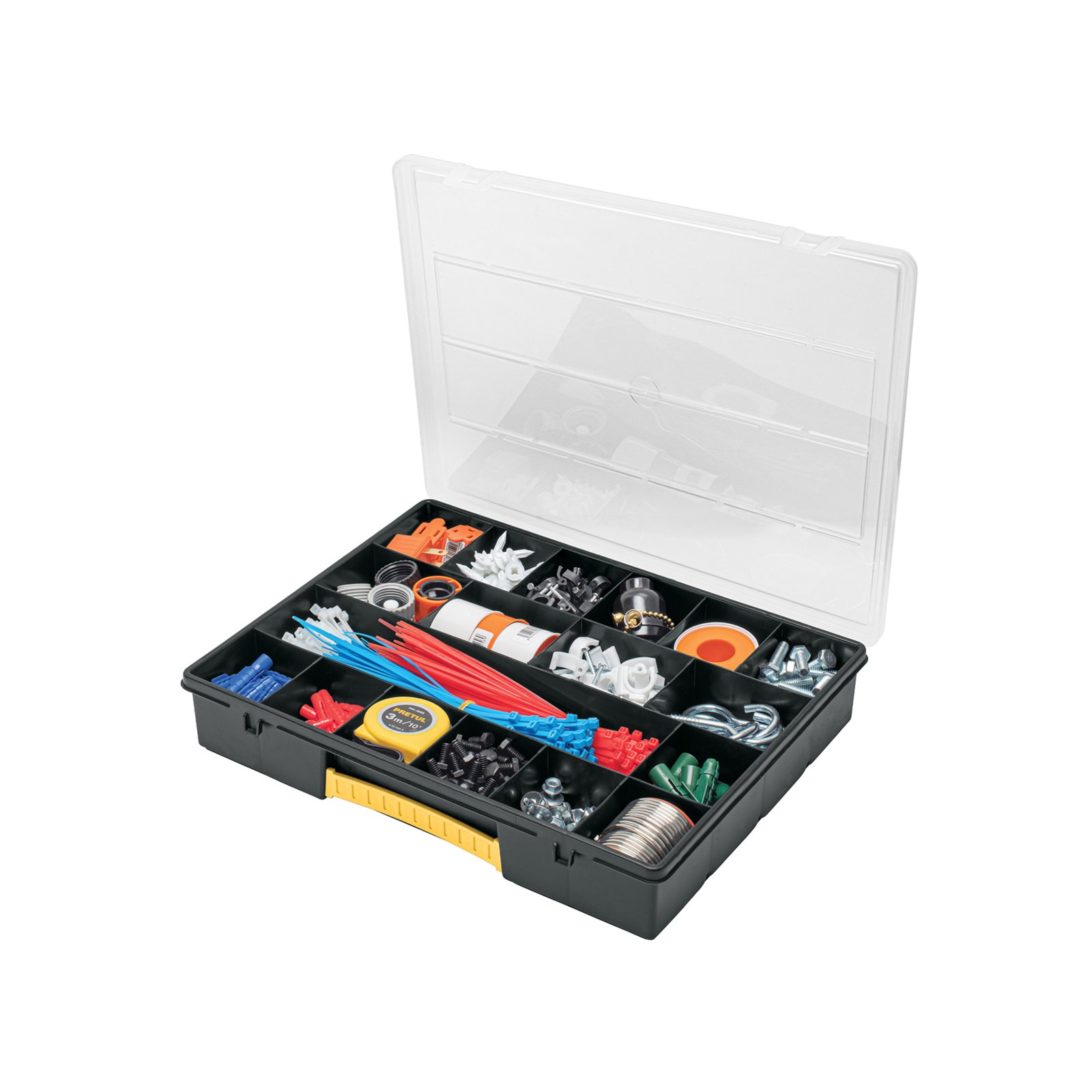 ORGANIZADOR DE 18 COMPARTIMENTOS ORG-18P PRETUL