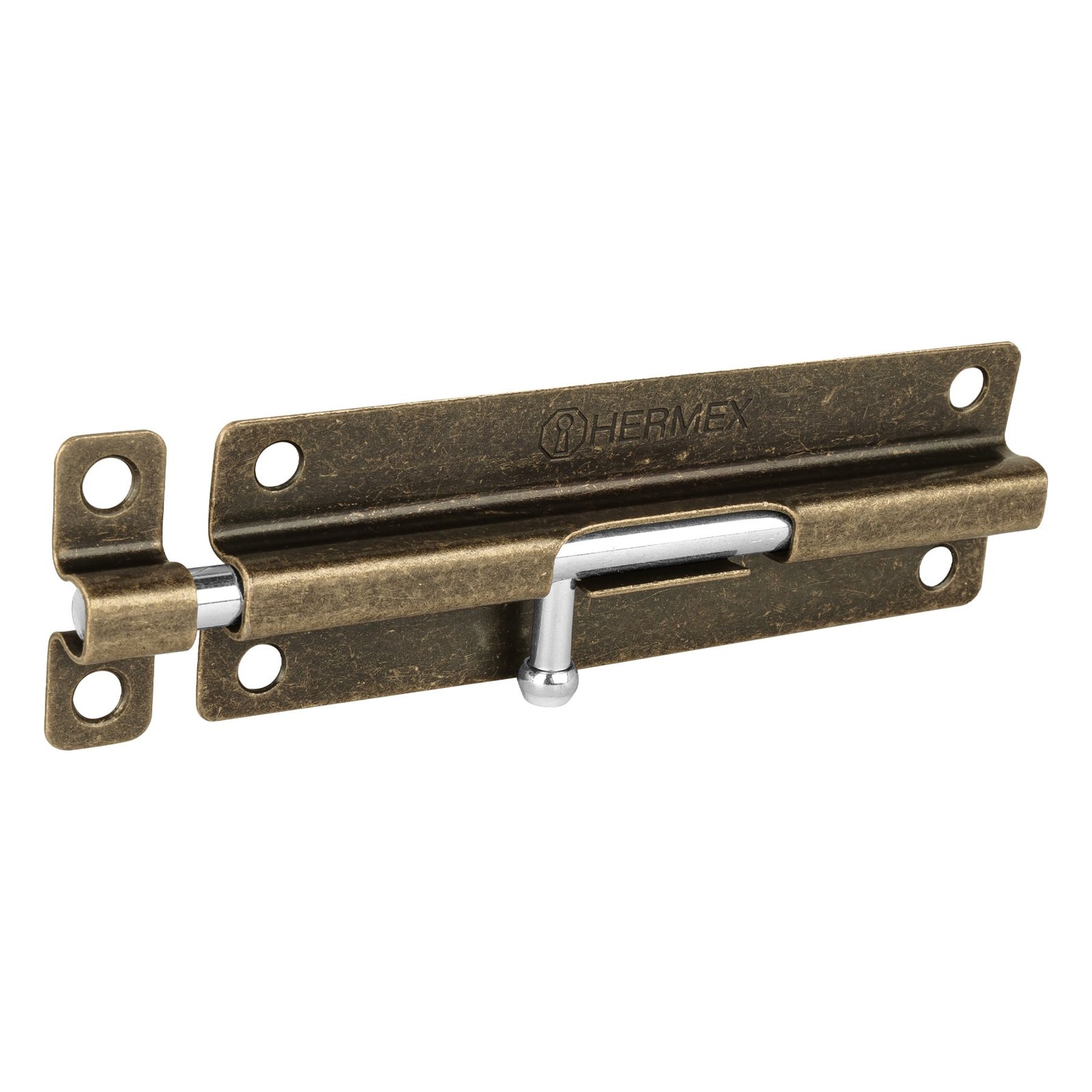 PASADOR LATON ANTIGUO EN BLIST 5" PAS-62 HERMEX