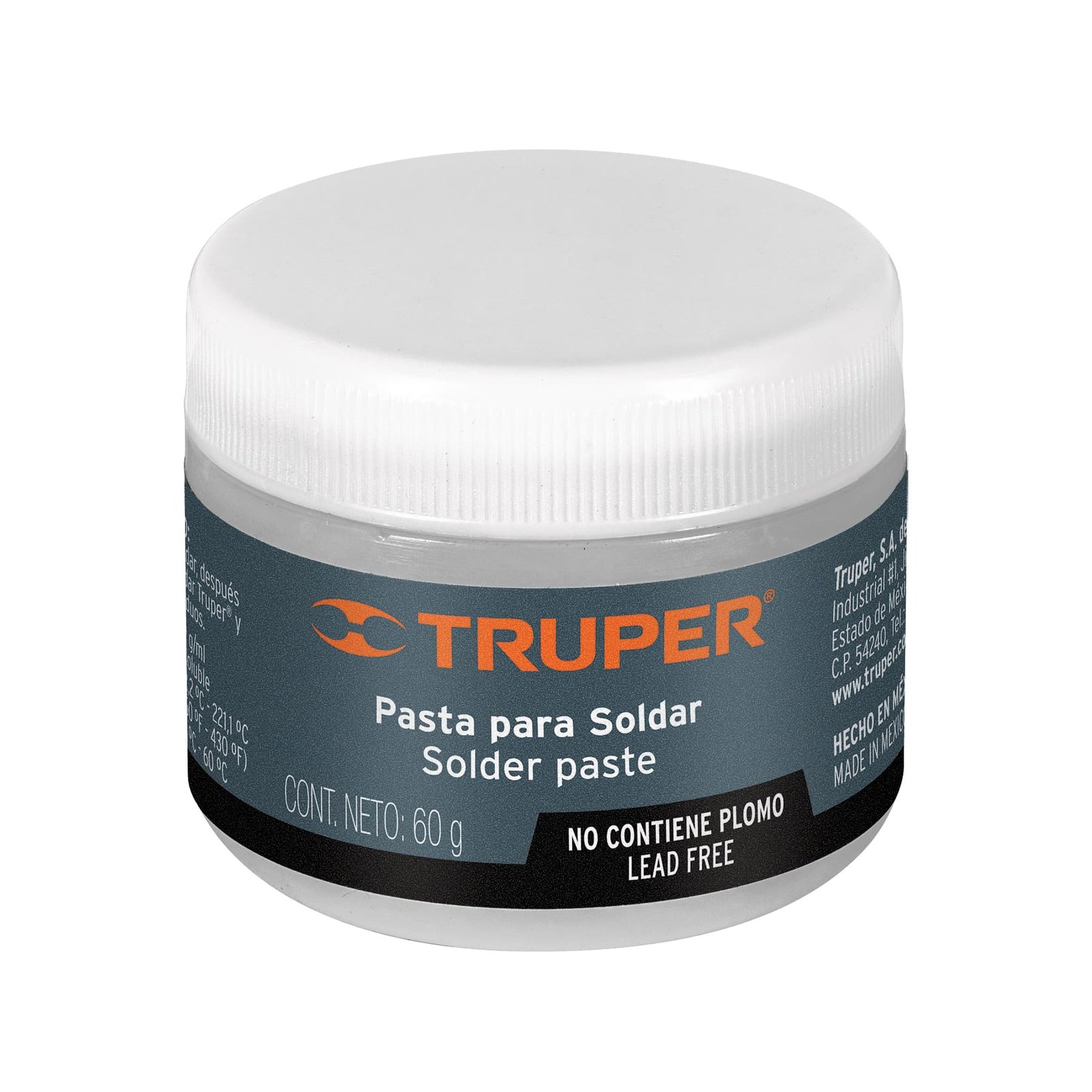 PASTA P/SOLDAR 60G PASO-60 TRUPER