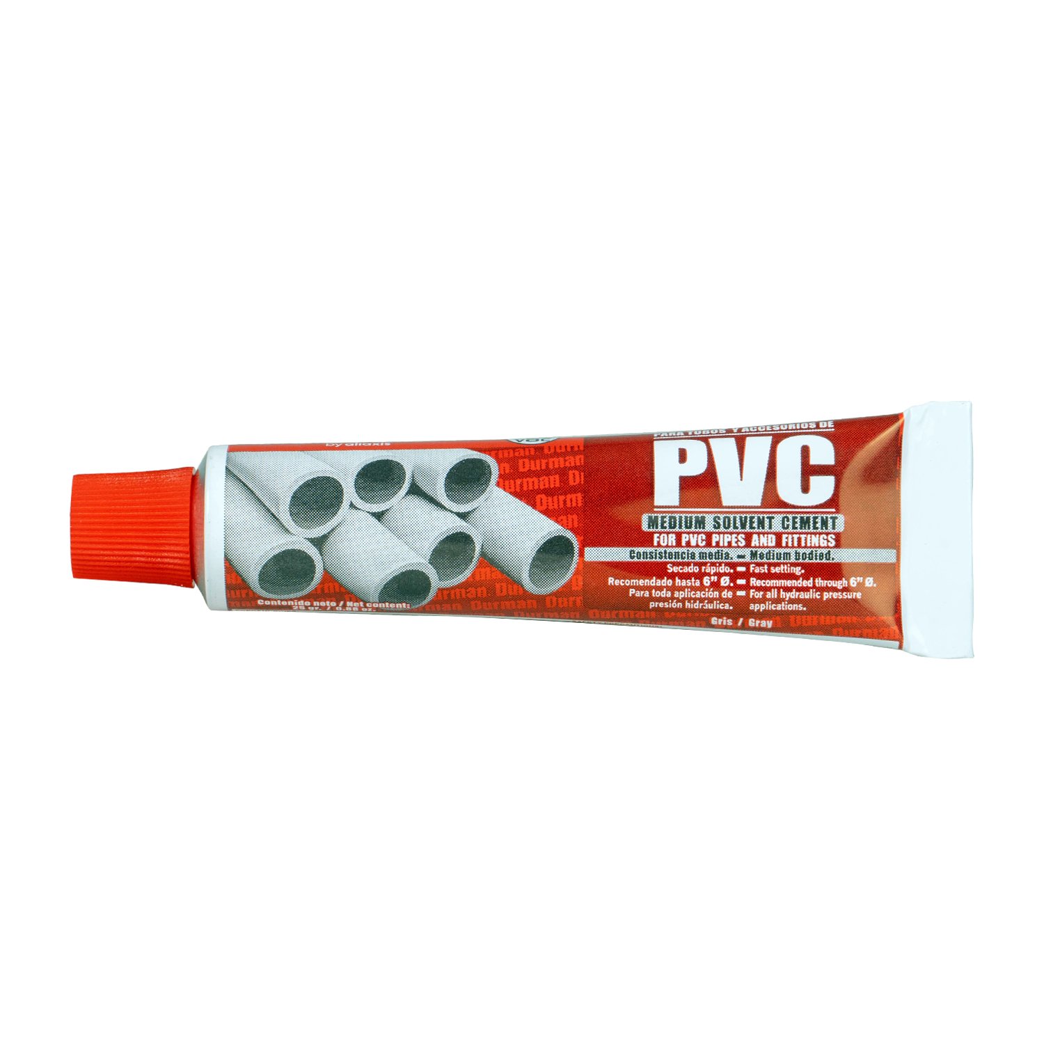 PEGAMENTO PVC GRIS DURMAN 25 GMS CJ 50 UNDS