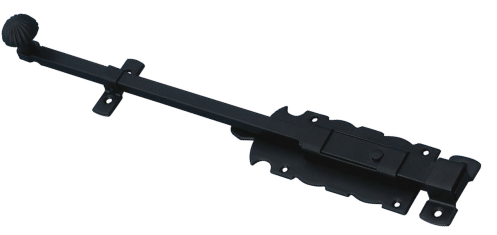 PICAPORTE AMIG RUSTICO NEGRO MOD.410 300mm