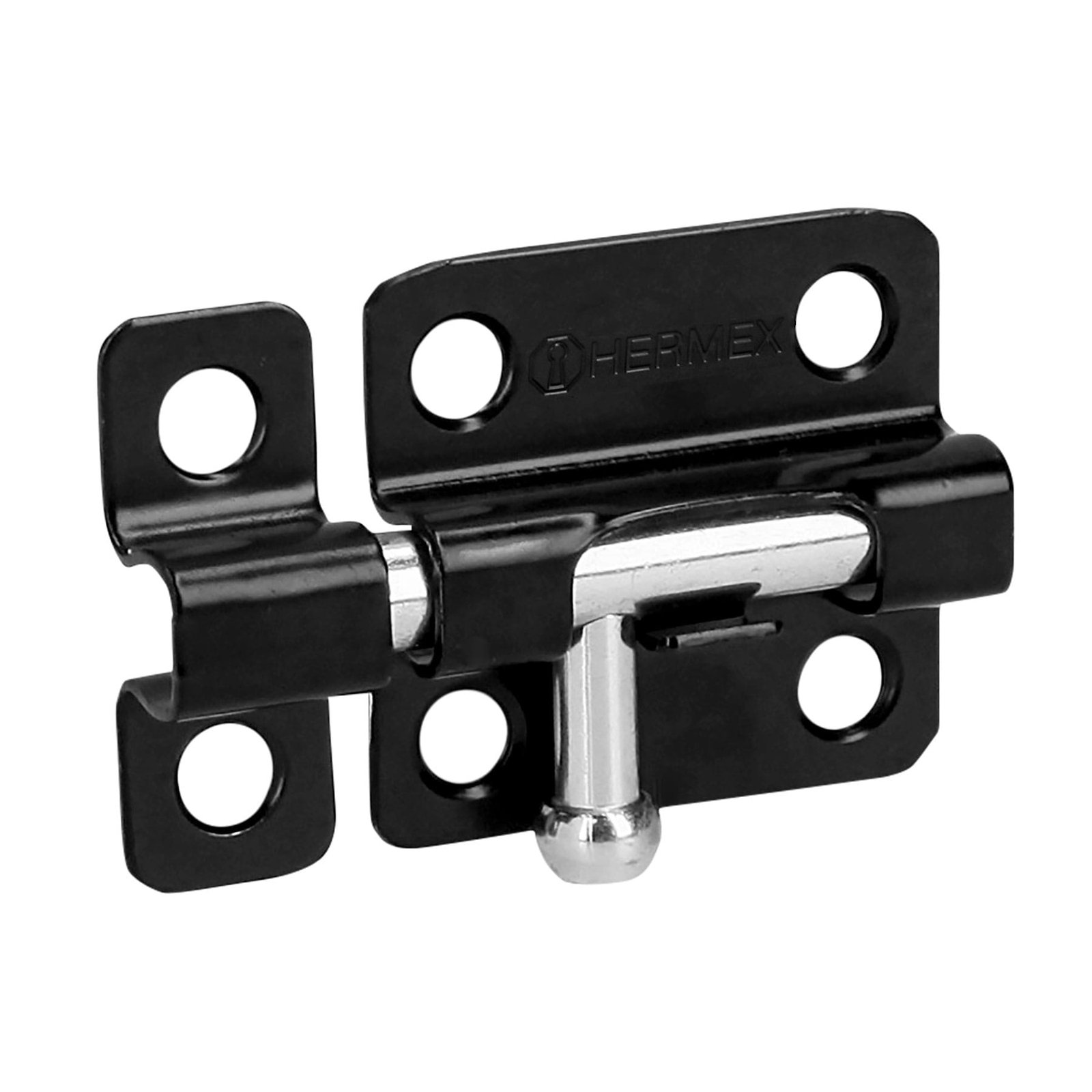 PICAPORTE DE ACERO NEGRO 2" PAS-26 HERMEX-TRUPER