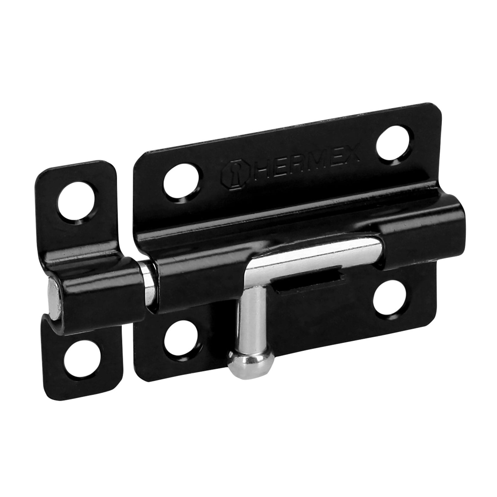 PICAPORTE DE ACERO NEGRO 3" PAS-36 HERMEX-TRUPER
