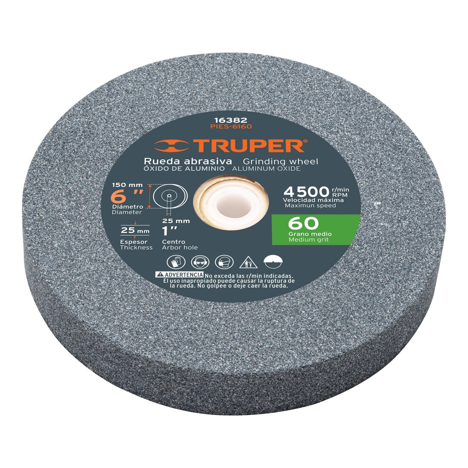 PIEDRA/ESME TRUPER 1" GRA 60 X 6"# PIES-6160 P-168