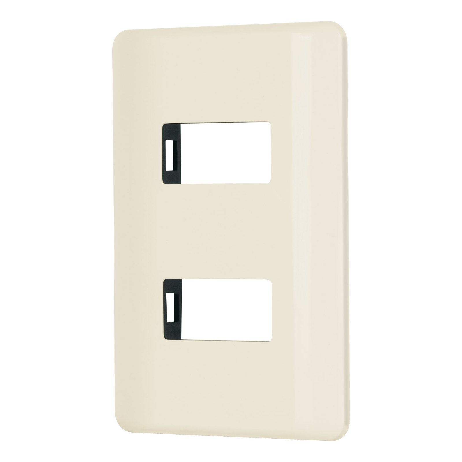 PLACA APAGADOR DOBLE MARFIL PPDO-BI VOLTECH