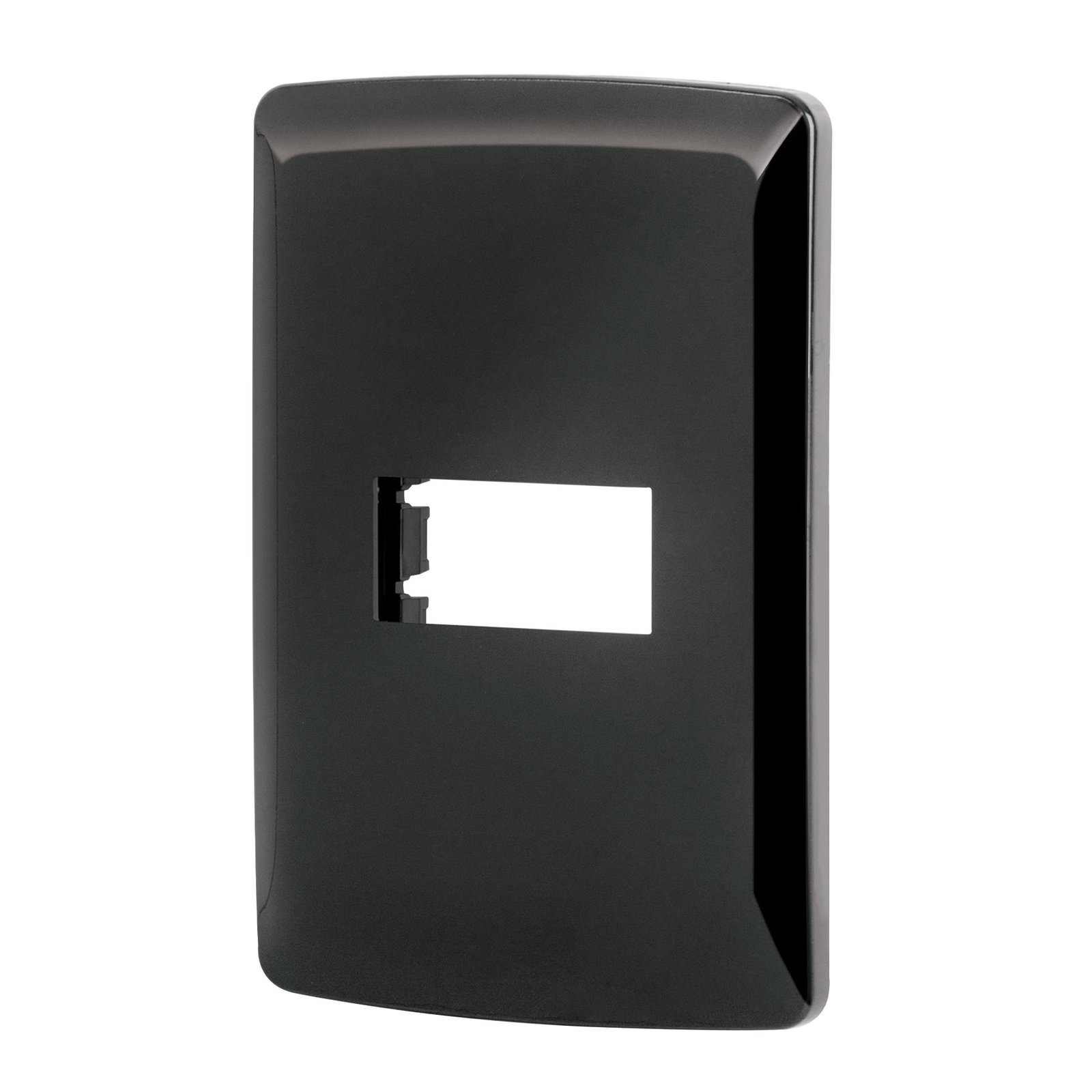 PLACA PLASTICA SENCILLA NEGRO PPSE-IN VOLTECK
