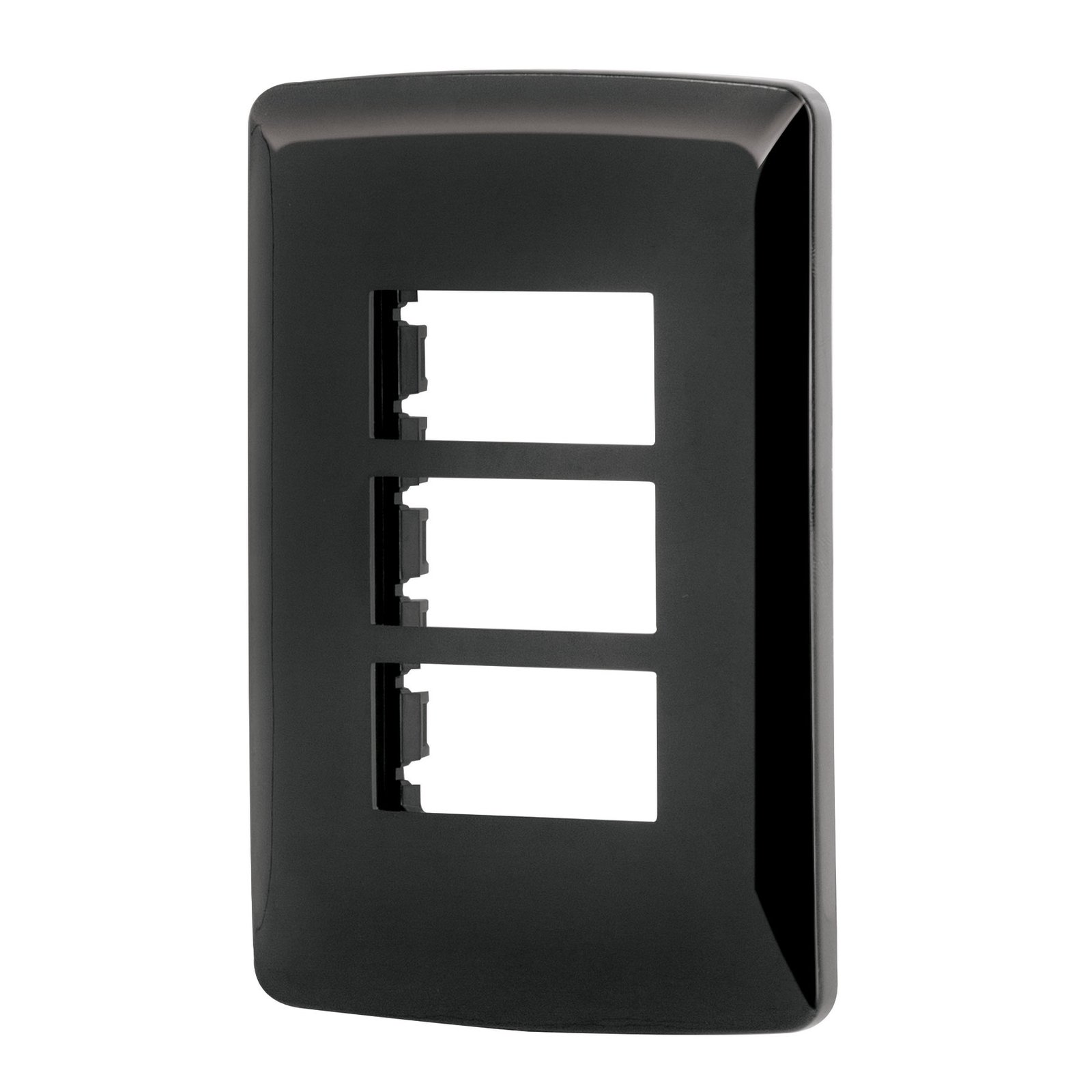 PLACA TRIPLE PLASTICA NEGRO PPTR-IN VOLTECH