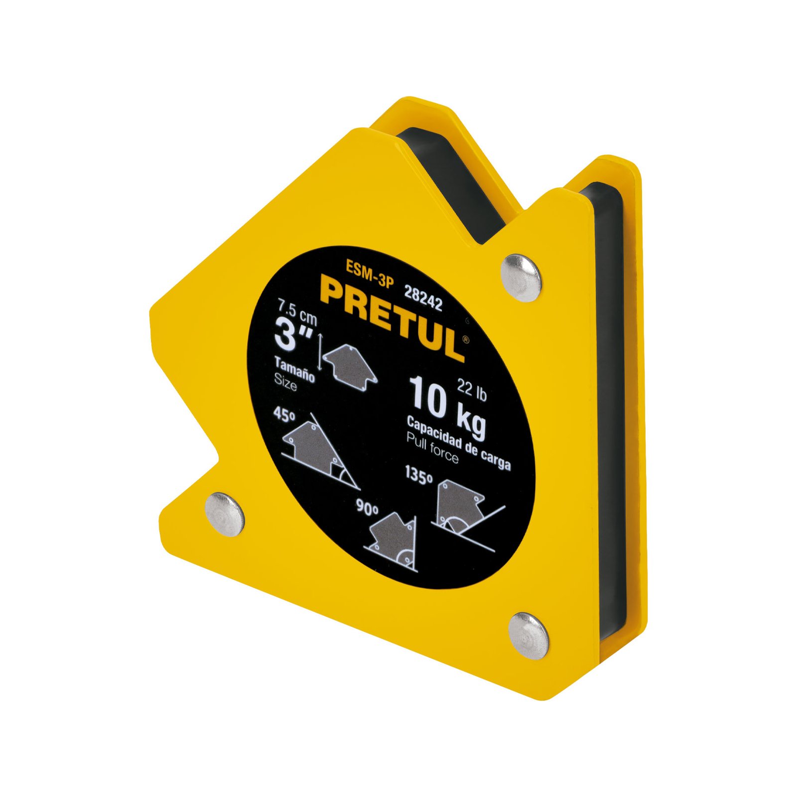 POSICIONADOR MAGNETICO P/SOLDAR 3" ESM-3P PRETUL