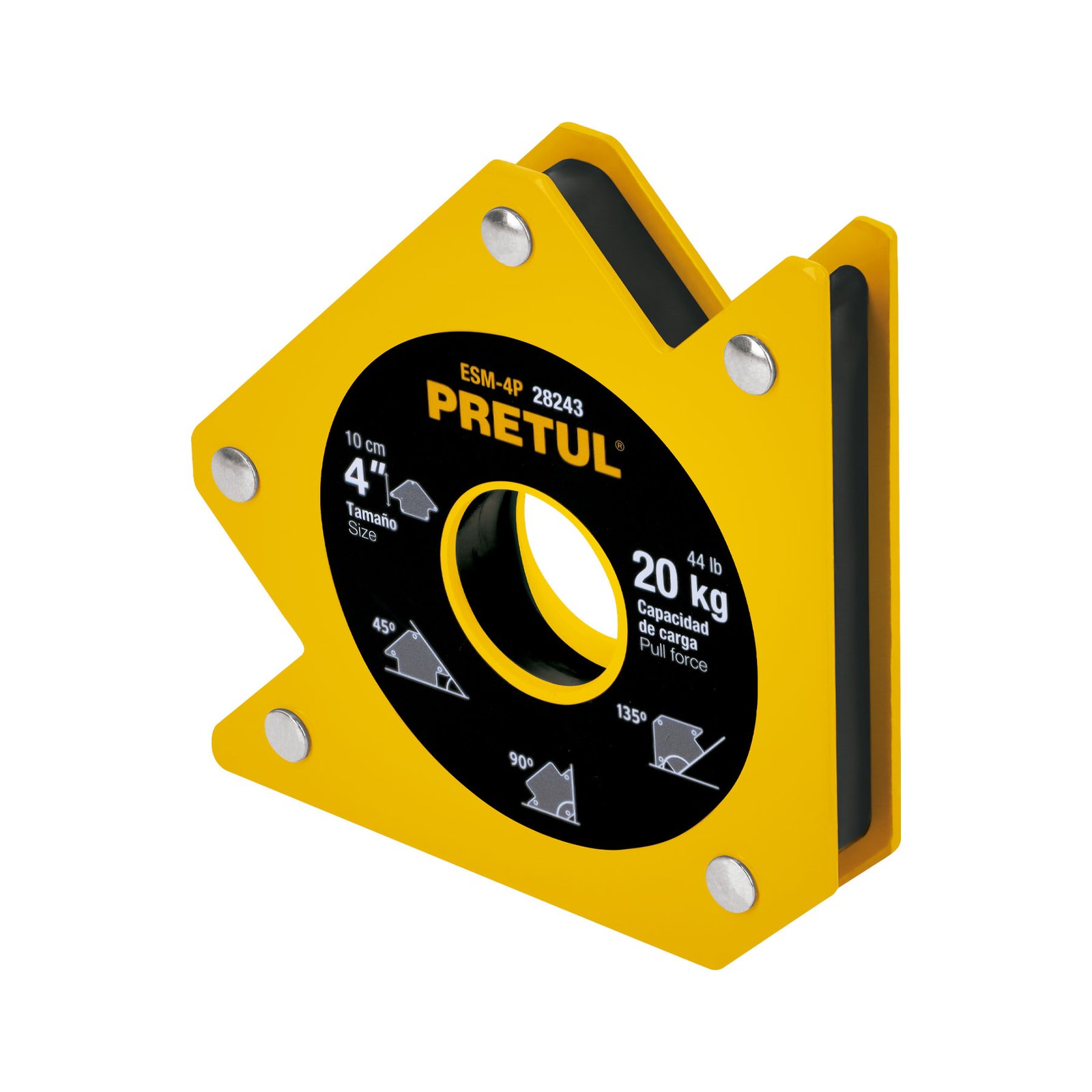 POSICIONADOR MAGNETICO P/SOLDAR 4" ESM-4P PRETUL