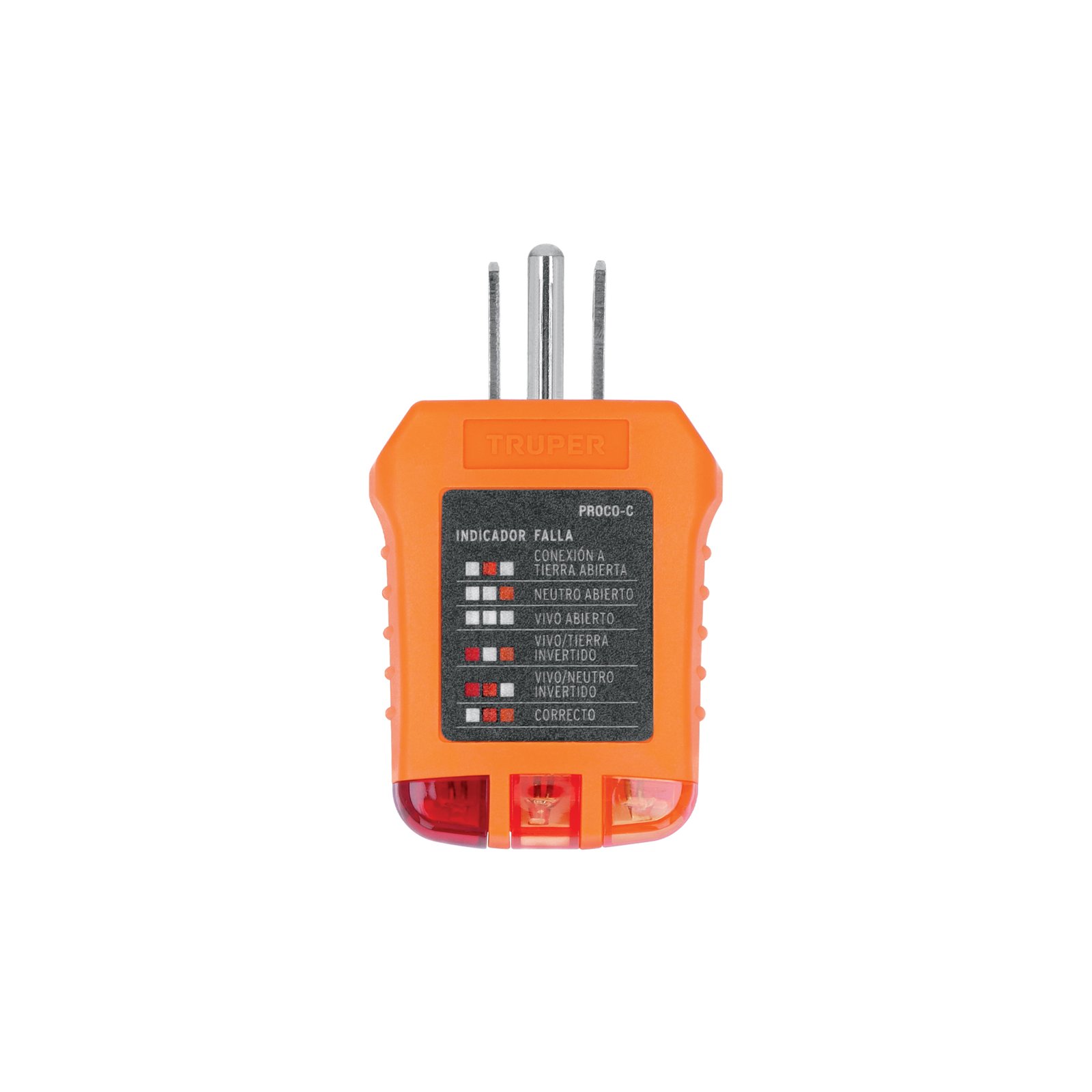 PROBAD/DE TOMACORRIENTE 127V PROCO-C TRUPER