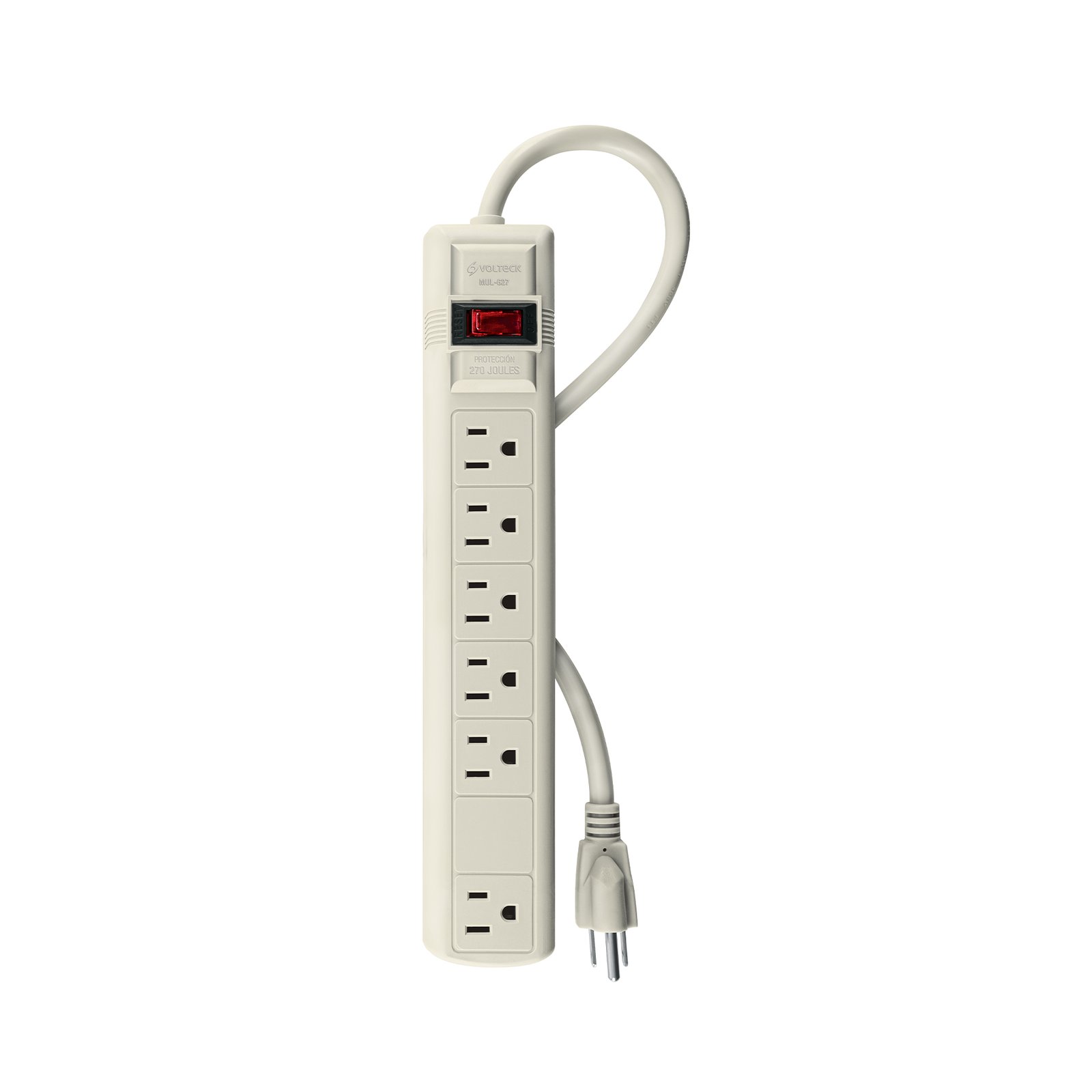 REGLETA 6 TOMAS 270J MUL-627 VOLTECH-TRUPER
