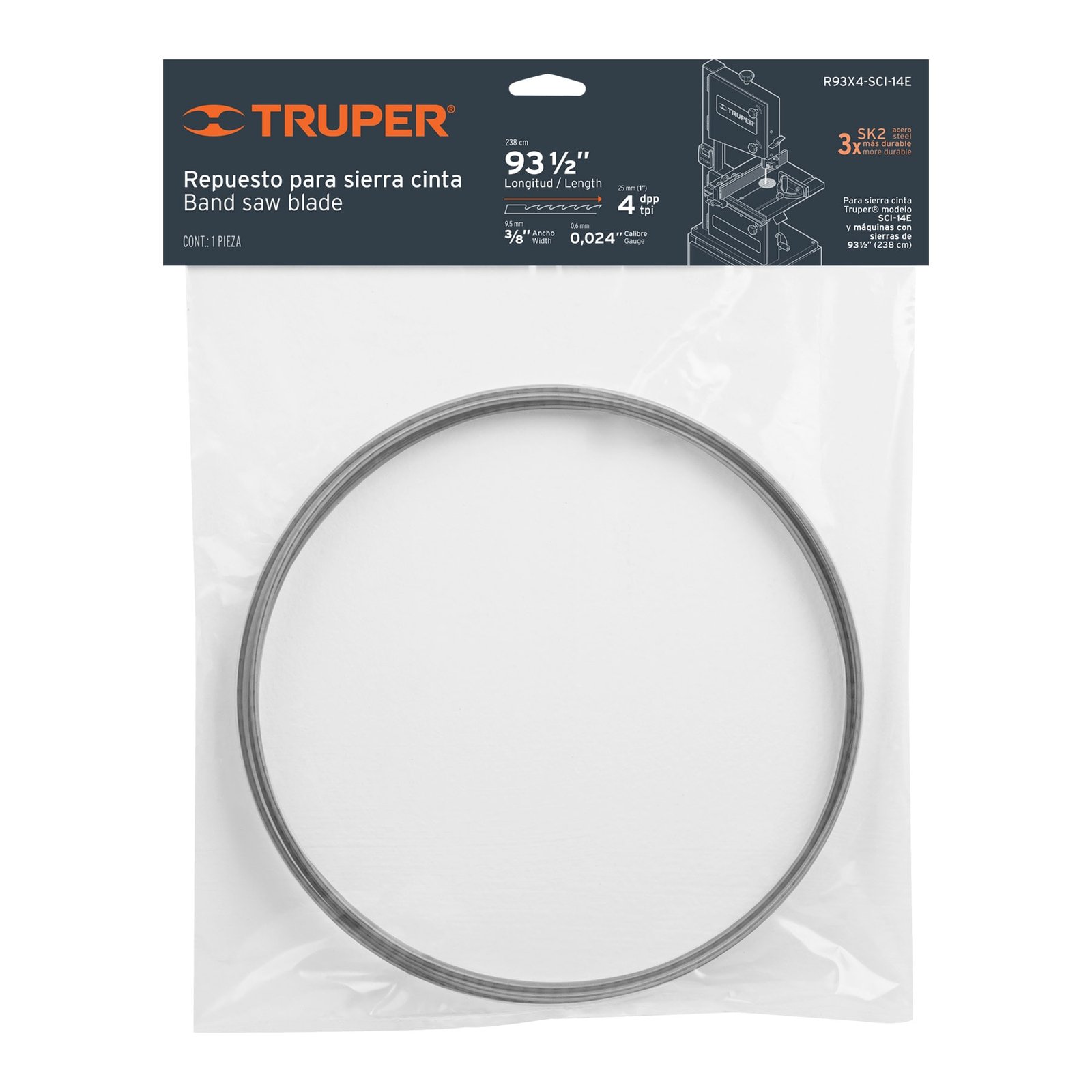 REP. SIERRA CINTA 93.1/2X3/8" R93X4-SCI-14E TRUPER