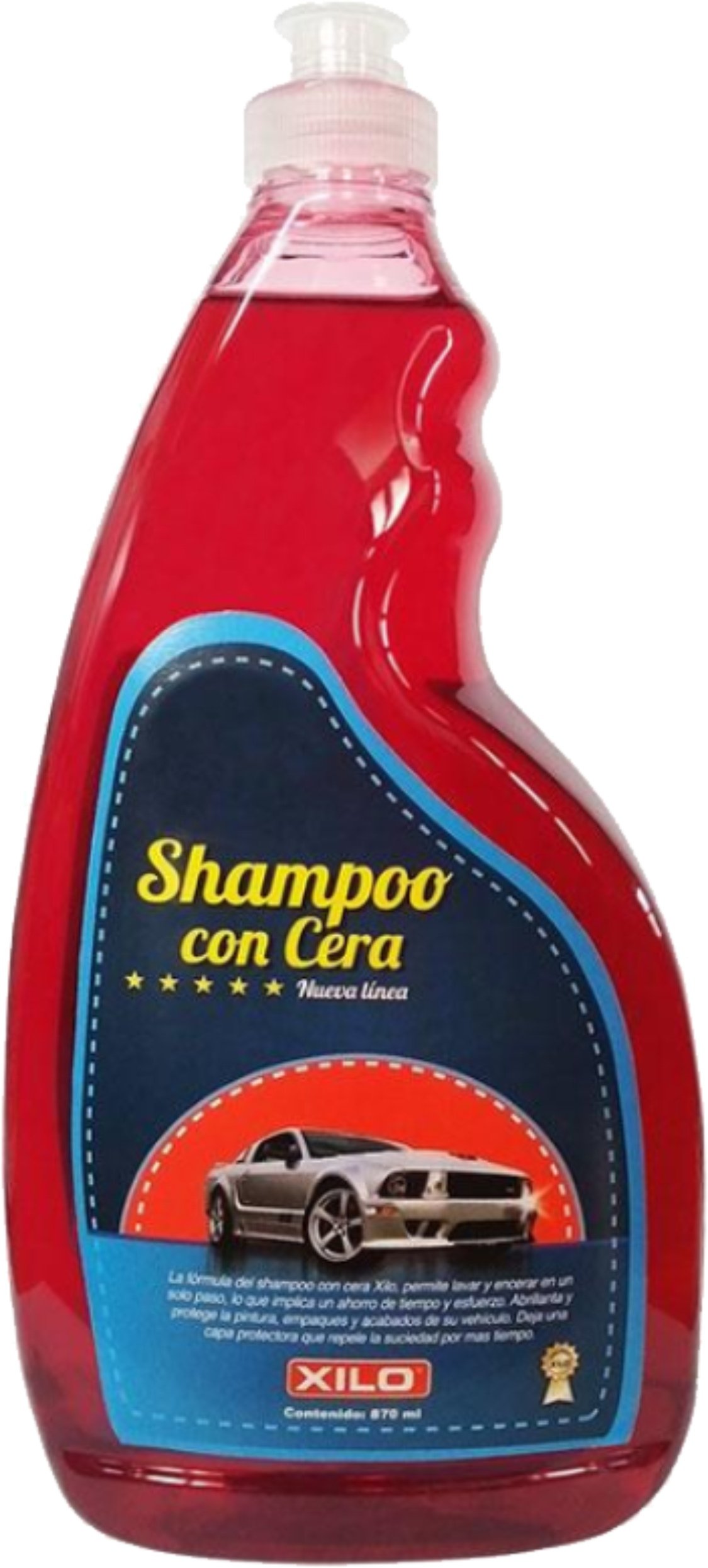 SHAMPOO P/CARRO C/CERA 870 ML XILO