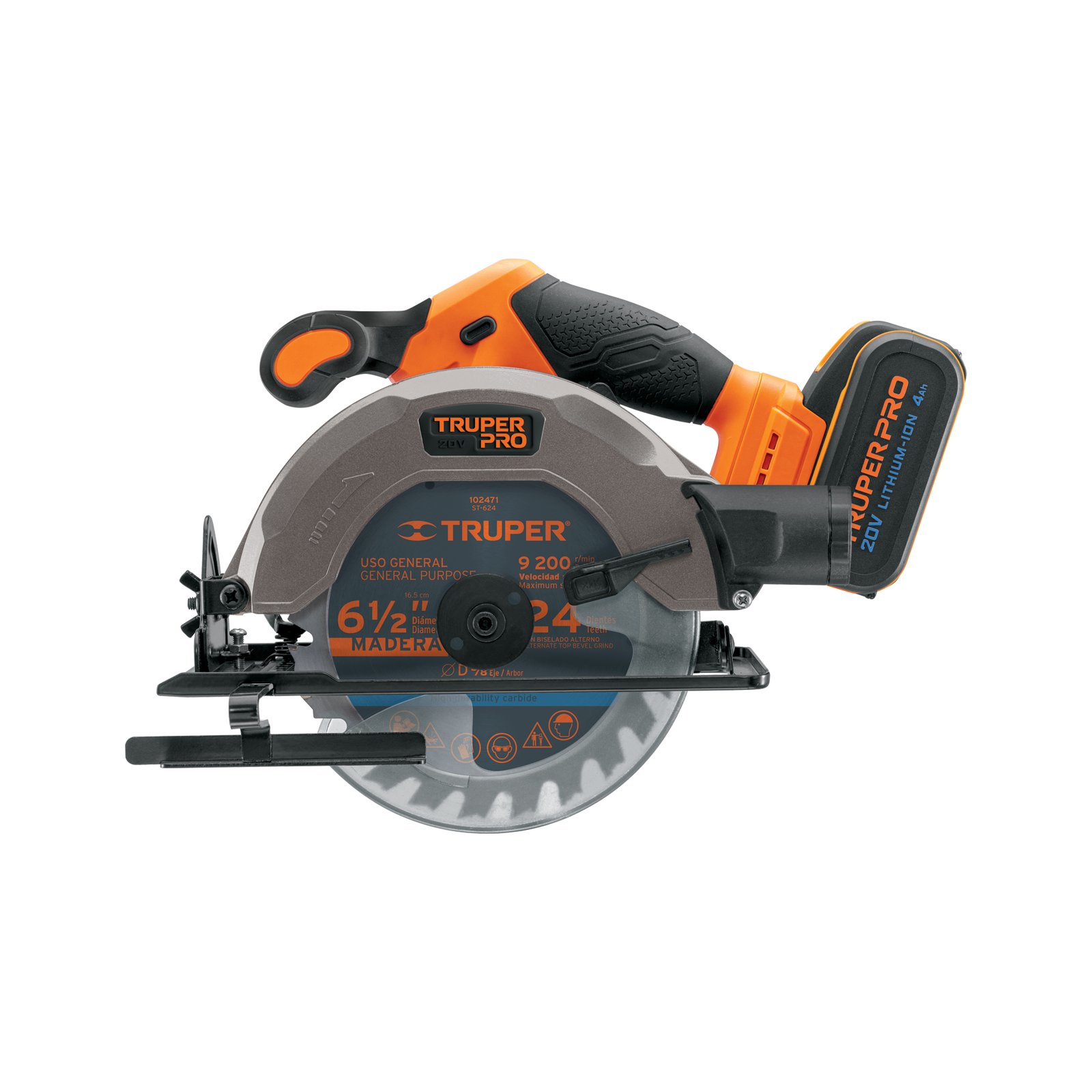 SIERRA CIRCULAR INALAM 6-1/2" 20V SICI-20A TRUPER