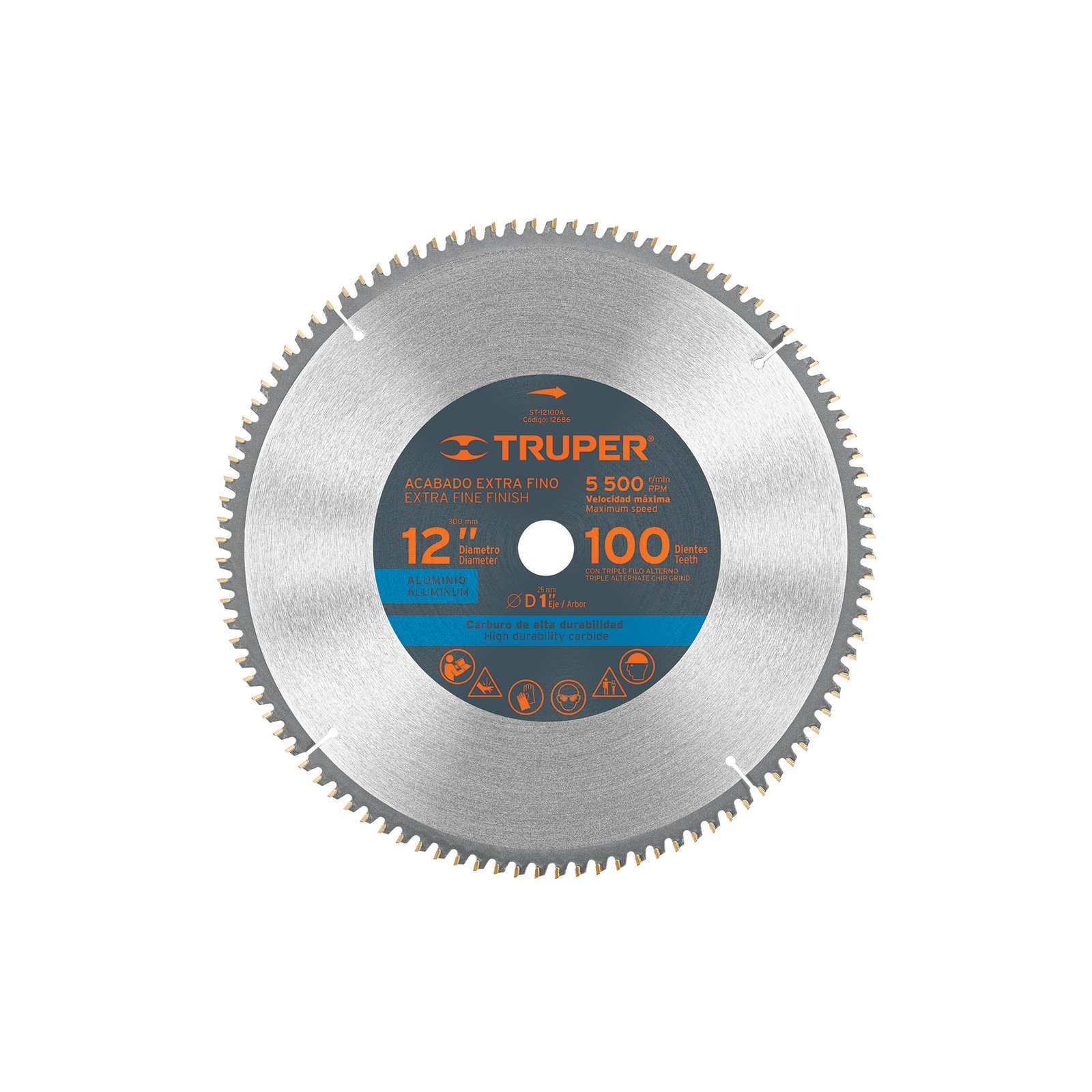 SIERRA CIRCULAR P/ALUMINIO 12" 100 DIEN ST-12100A