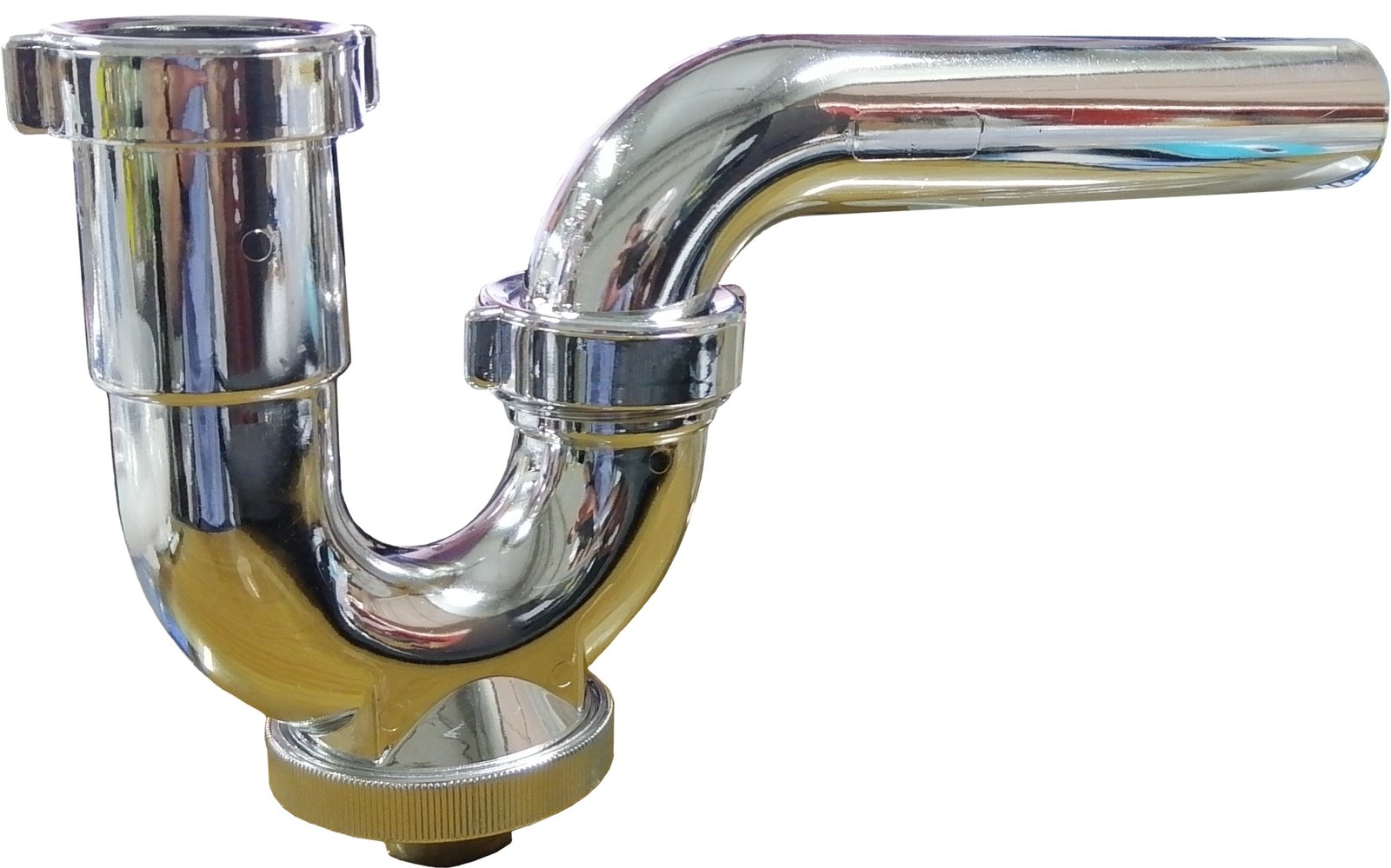SIFON A LA PARED PLAST CROMADO 1-1/4 C/REG UNIFLEX