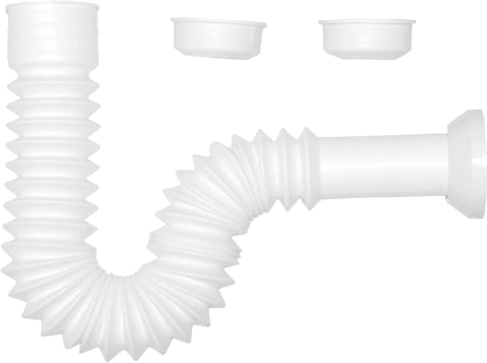SIFON P/FREG FLEXIBLE BLANCO 11/4-11/2 COFLEX