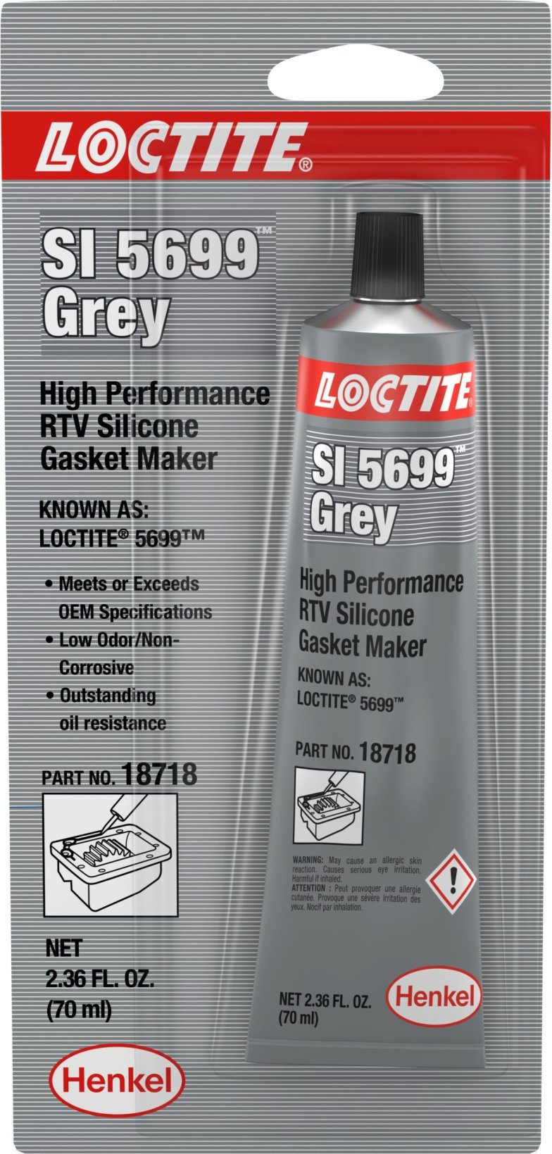 SILICON LOCTITE# 522 ULTRA GRIS 80ML