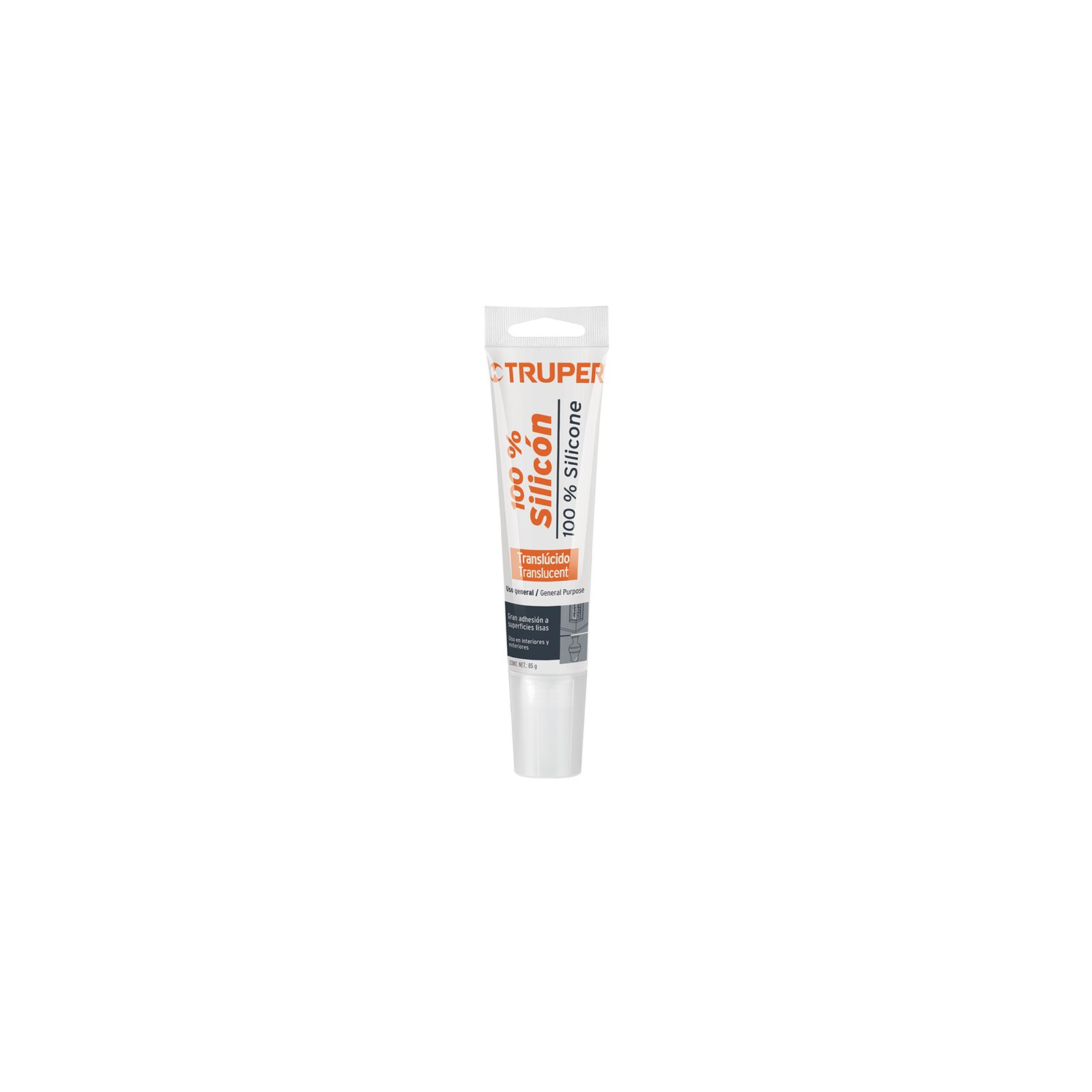 SILICON TRANSPARENTE 85GR SIL-85T TRUPER