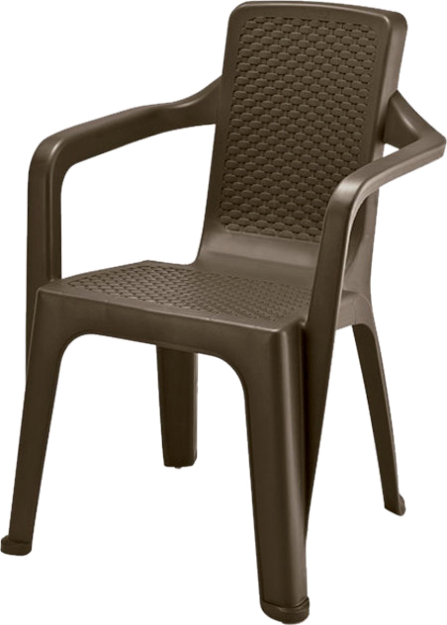 SILLA ETERNA C/BRAZOS WENGUE RATTAN #7200 RIMAX