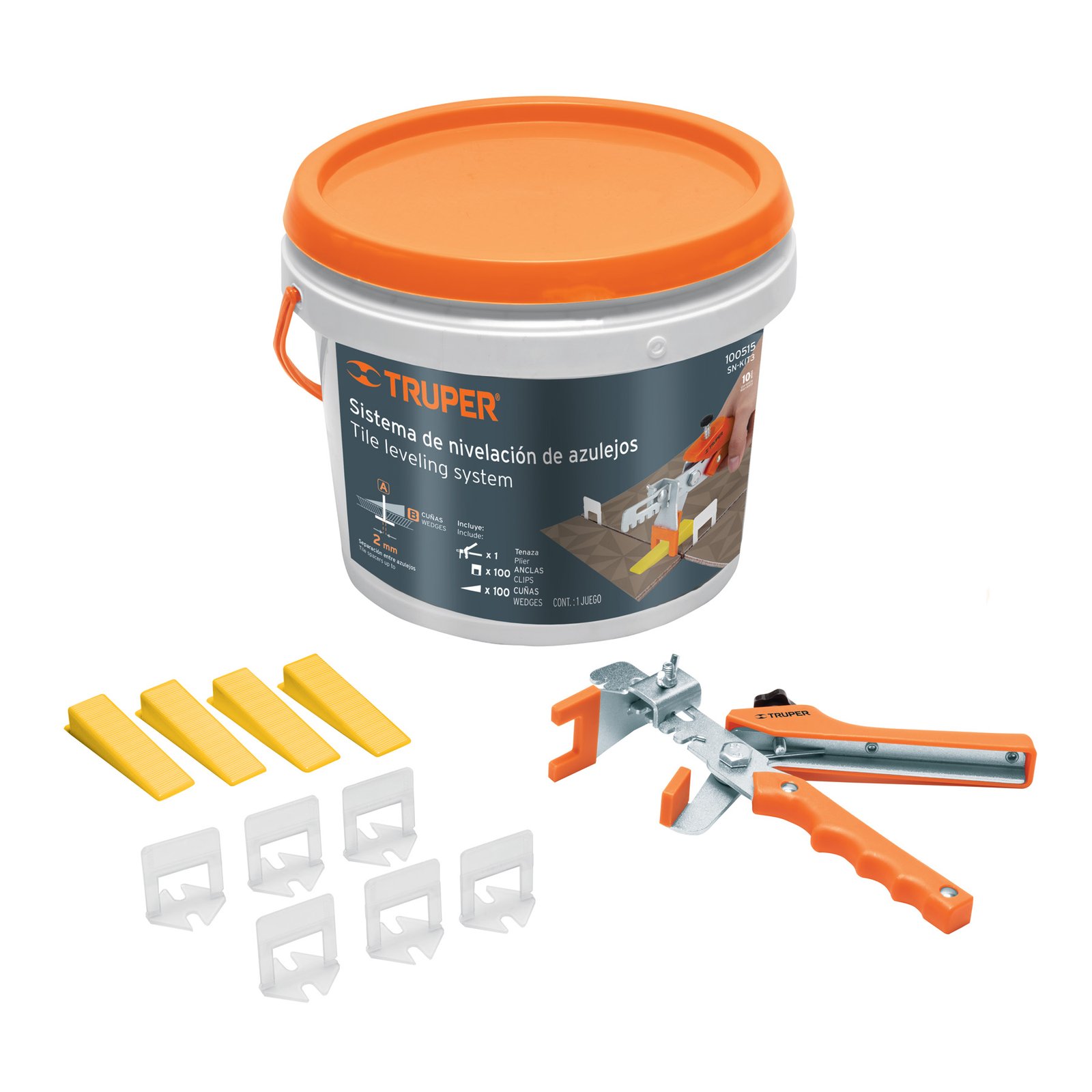 SISTEMA DE NIVELACION P/AZULEJOS SN-KIT3 TRUPER