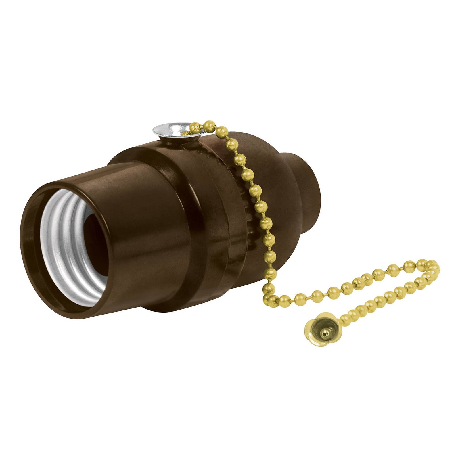 SOCKET C/CADENA BAQUELITA POBA-18 VOLTECH-TRUPER