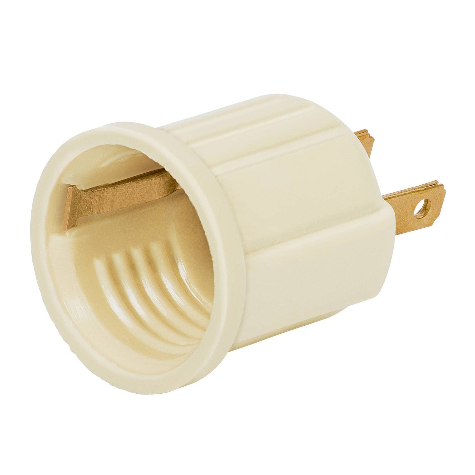 SOCKET C/PATILLAS MARFIL POBA-20 VOLTECH-TRUPER