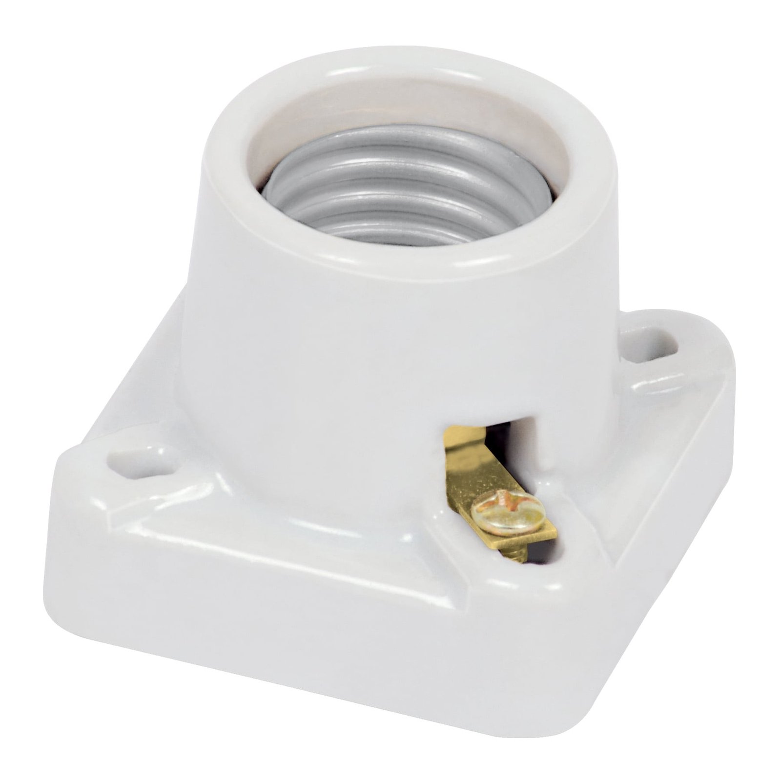 SOCKET P/LAMP CUADRADO E-27 POPO-11 VOLTECH-TRUPER