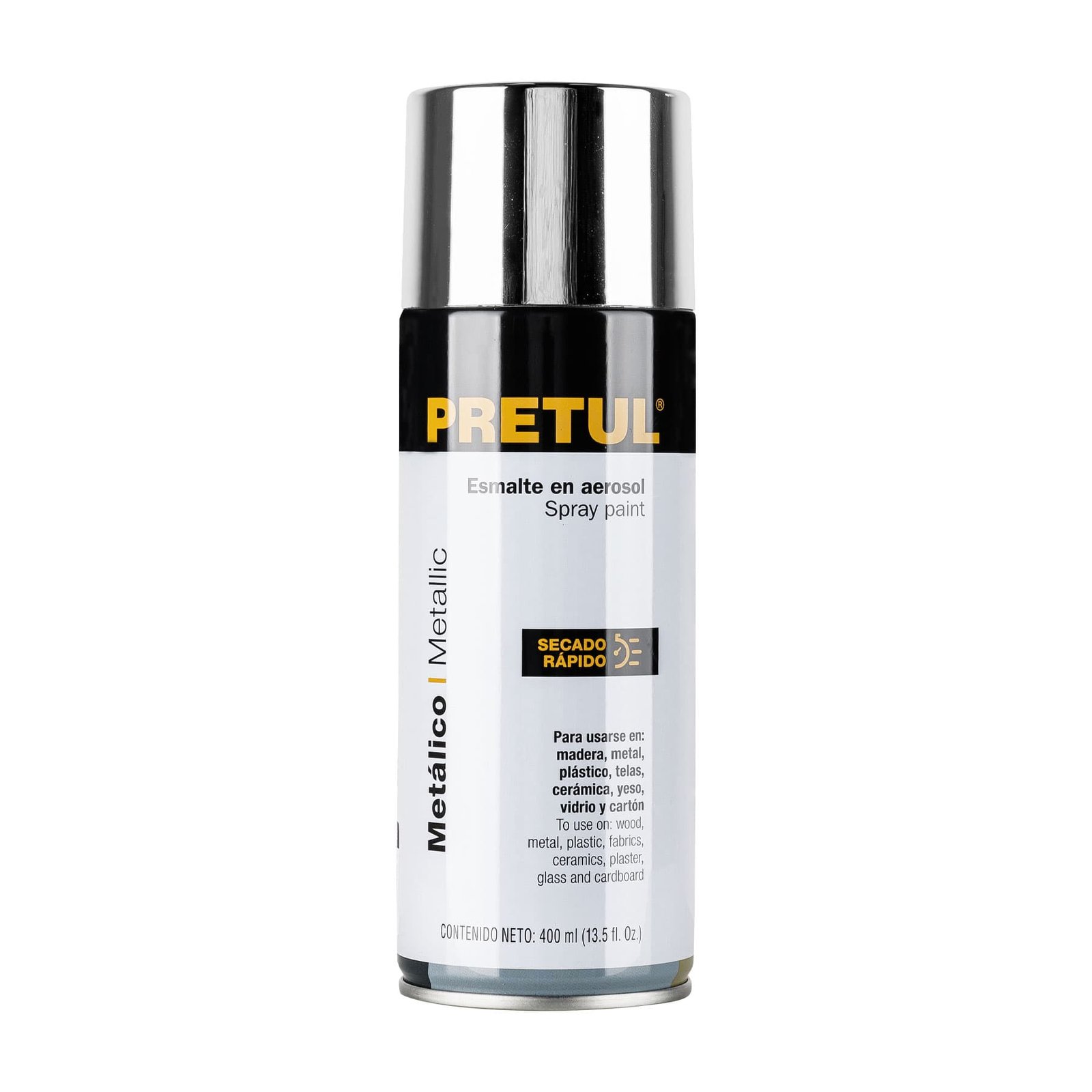 SPRAY METALICO CROMO 300ml PAM-CR-P PRETUL