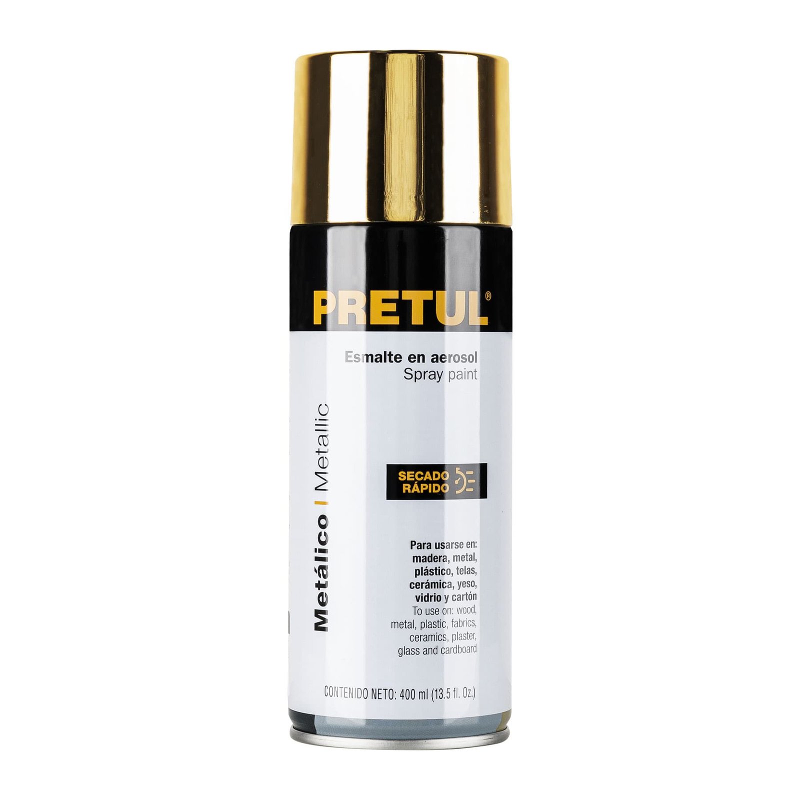 SPRAY METALICO ORO 300ml PAM-OR-P PRETUL
